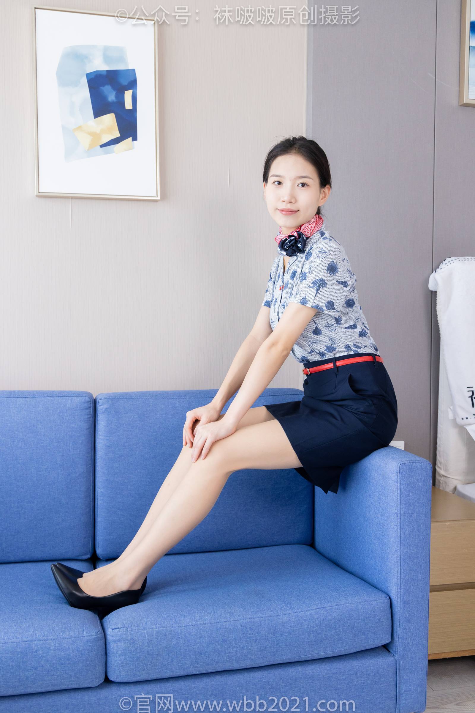 图片[22]-[BoBoSocks袜啵啵]NO.334 芝士-东航制服、两双高跟鞋、薄肉丝、薄灰丝[141P] – 速更版-美库