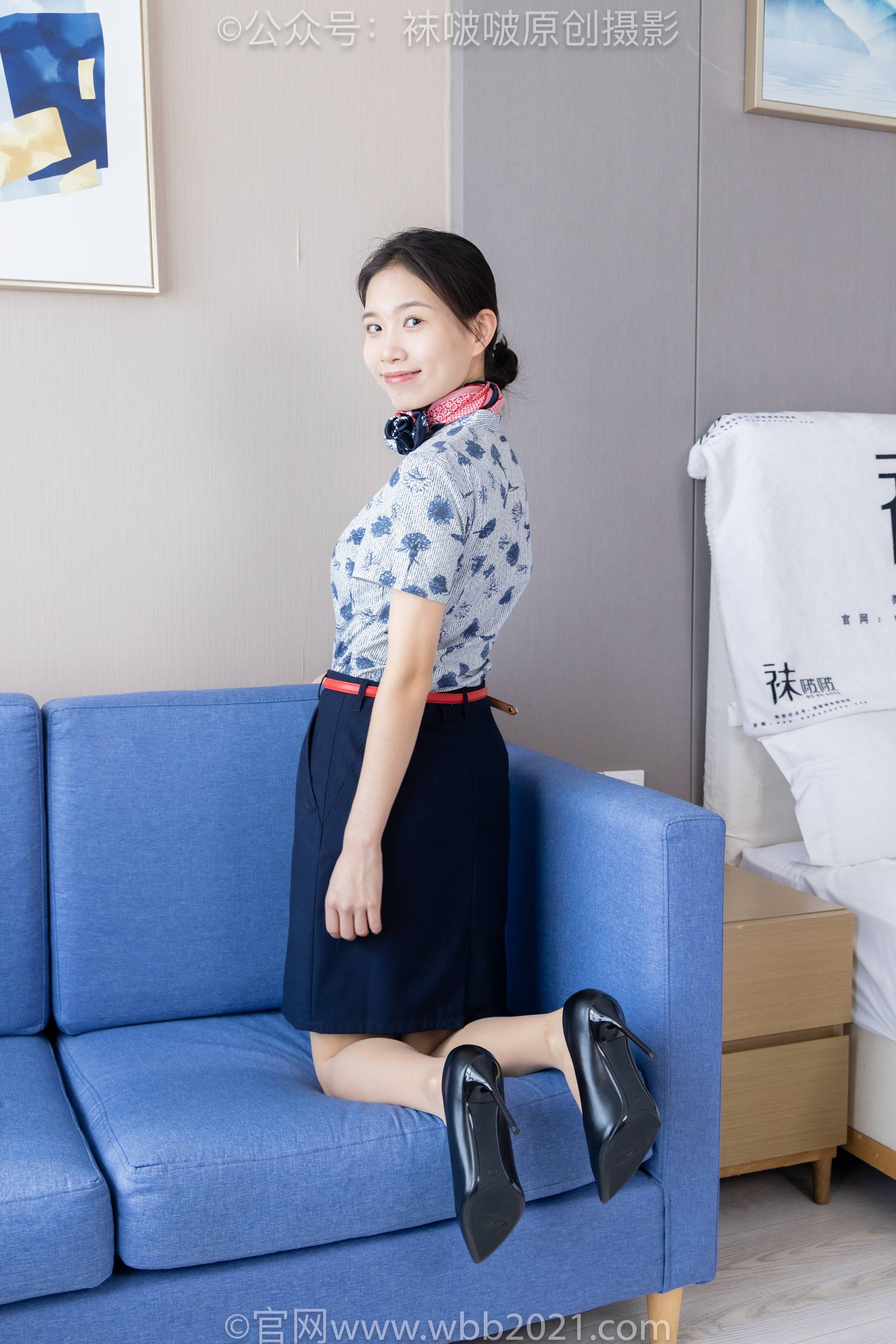 图片[33]-[BoBoSocks袜啵啵]NO.334 芝士-东航制服、两双高跟鞋、薄肉丝、薄灰丝[141P] – 速更版-美库