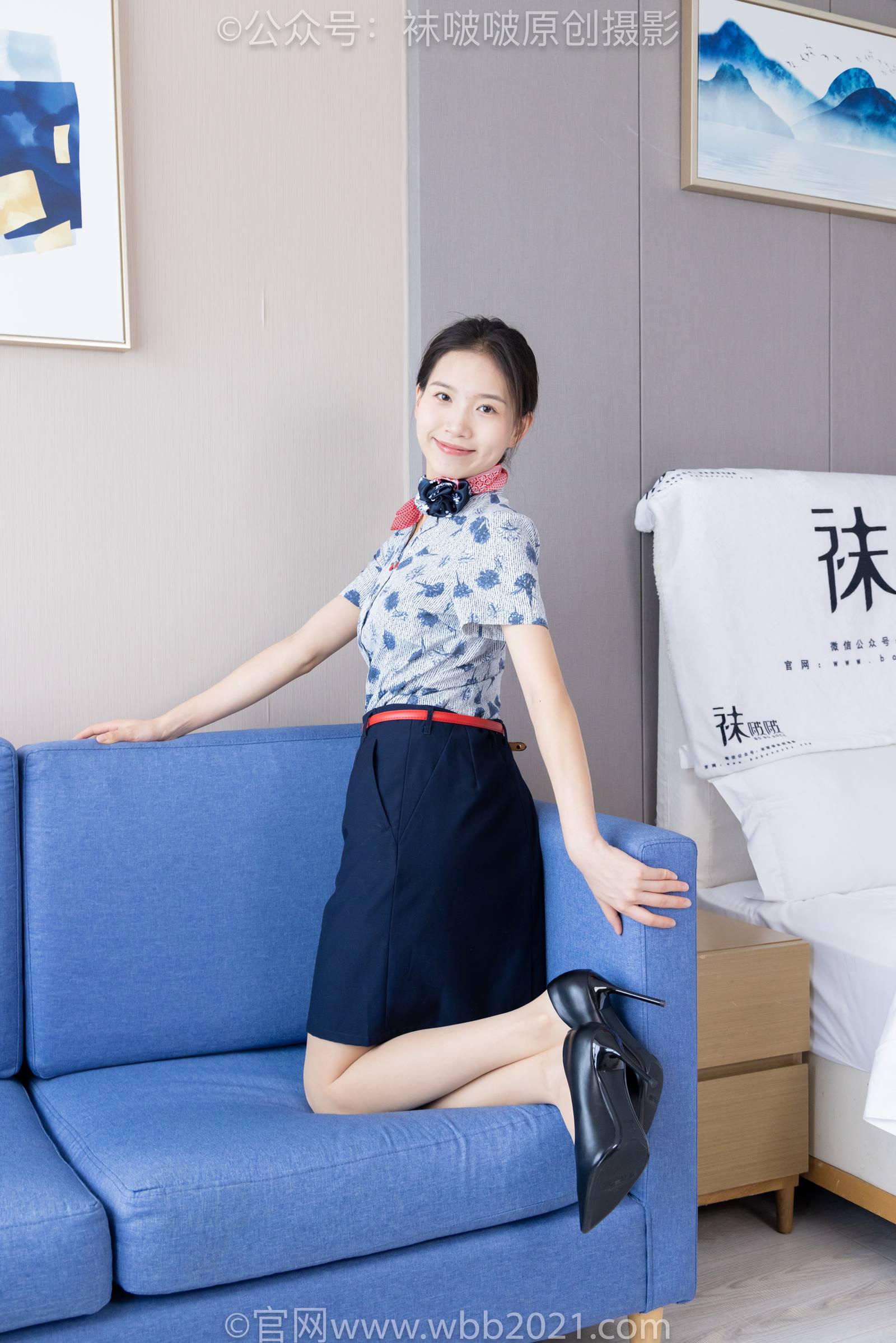 图片[34]-[BoBoSocks袜啵啵]NO.334 芝士-东航制服、两双高跟鞋、薄肉丝、薄灰丝[141P] – 速更版-美库