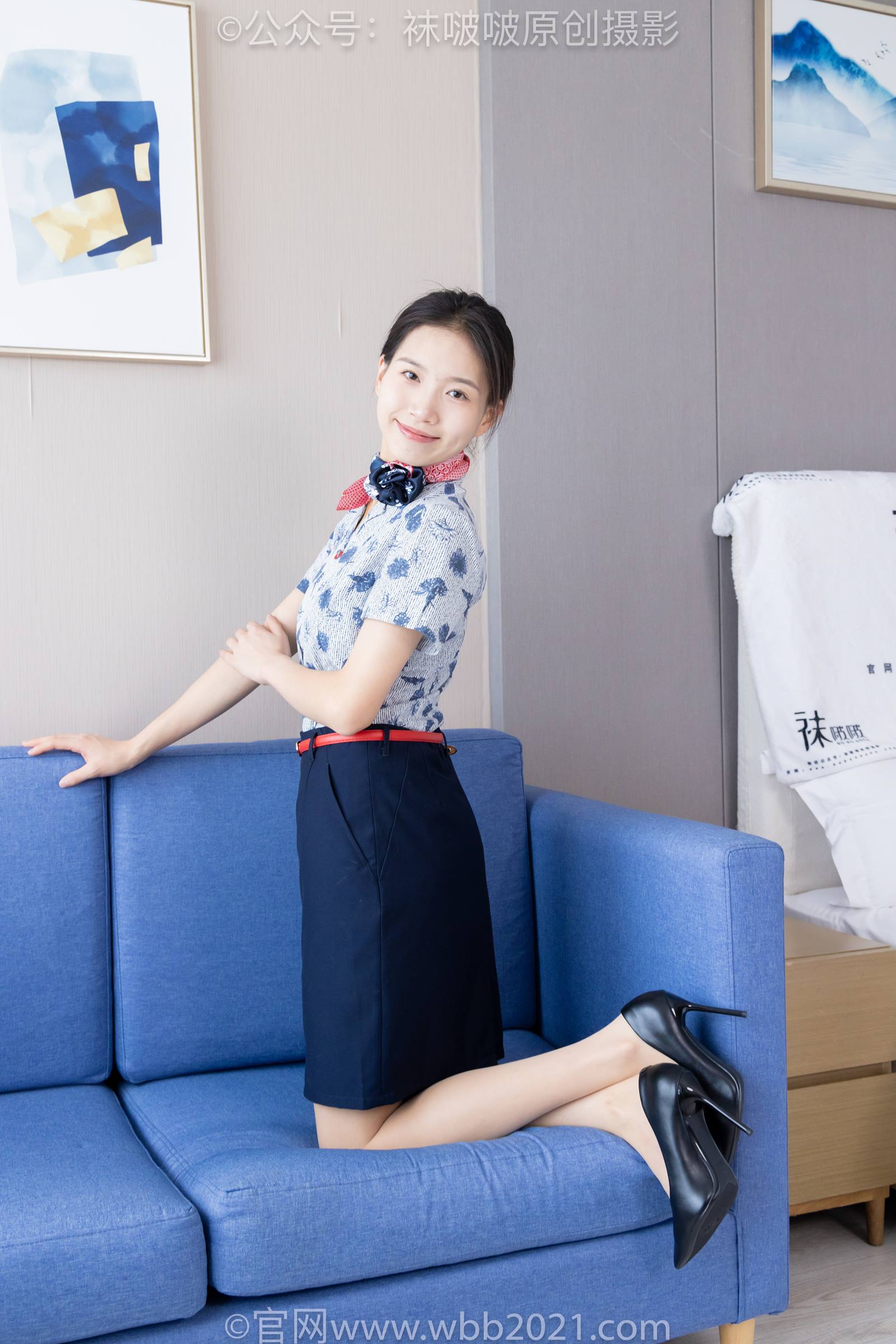 图片[35]-[BoBoSocks袜啵啵]NO.334 芝士-东航制服、两双高跟鞋、薄肉丝、薄灰丝[141P] – 速更版-美库