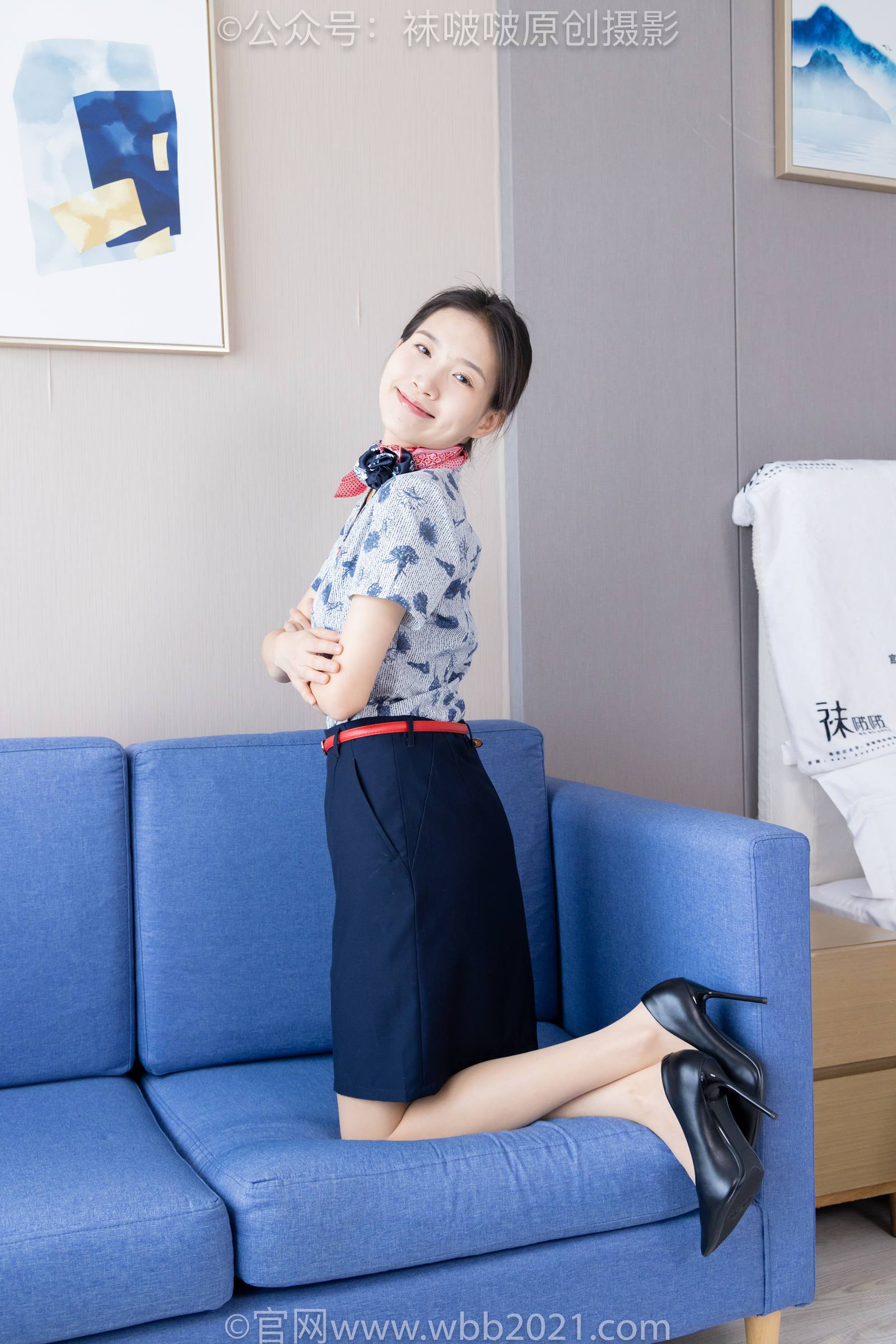 图片[36]-[BoBoSocks袜啵啵]NO.334 芝士-东航制服、两双高跟鞋、薄肉丝、薄灰丝[141P] – 速更版-美库