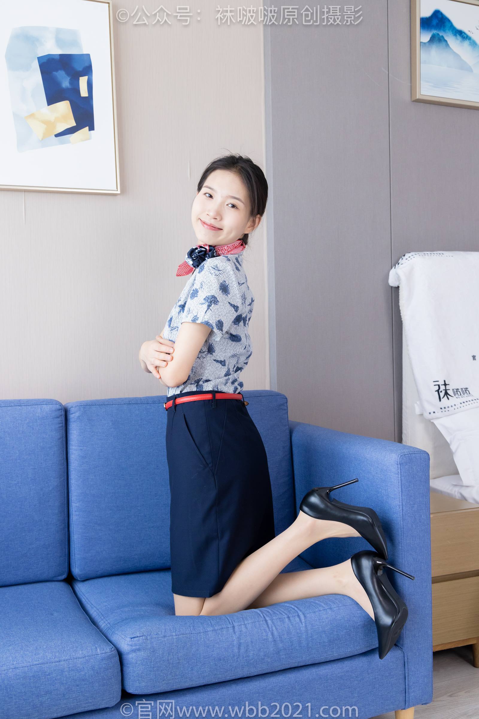 图片[37]-[BoBoSocks袜啵啵]NO.334 芝士-东航制服、两双高跟鞋、薄肉丝、薄灰丝[141P] – 速更版-美库