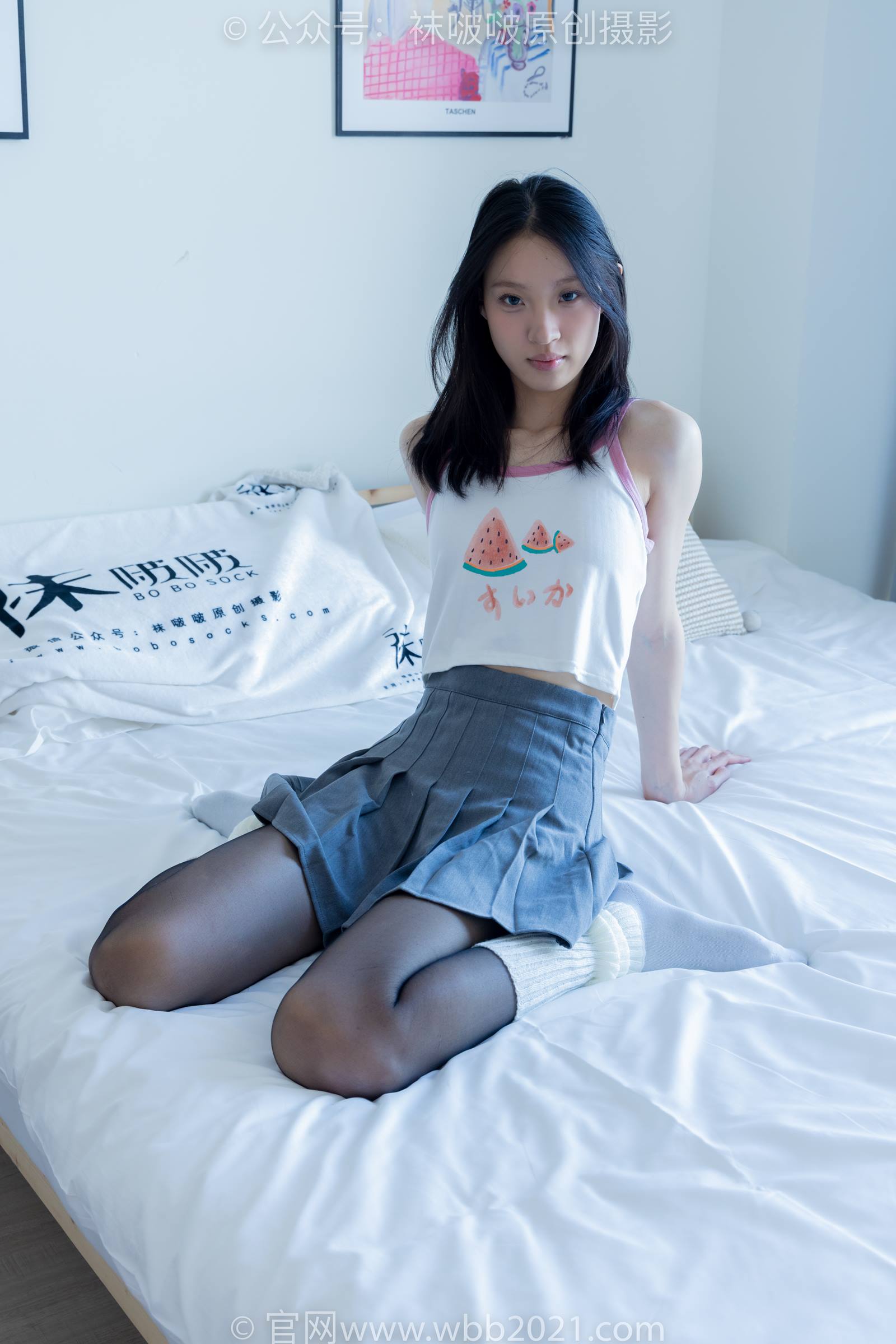 图片[64]-[BoBoSocks袜啵啵]NO.333 雪糕-板鞋、白棉袜、黑丝、堆堆袜套[140P] – 速更版-美库