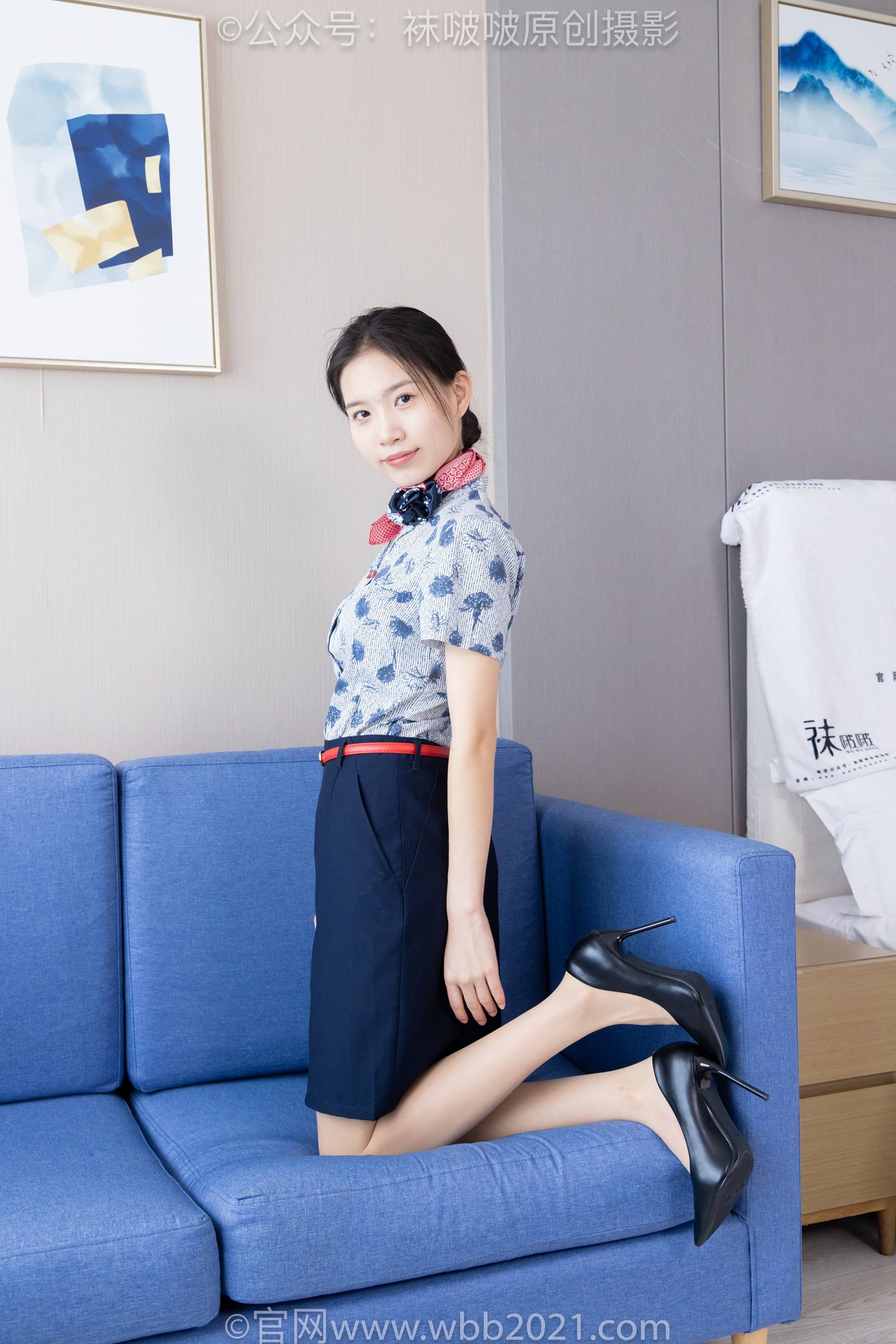 图片[39]-[BoBoSocks袜啵啵]NO.334 芝士-东航制服、两双高跟鞋、薄肉丝、薄灰丝[141P] – 速更版-美库