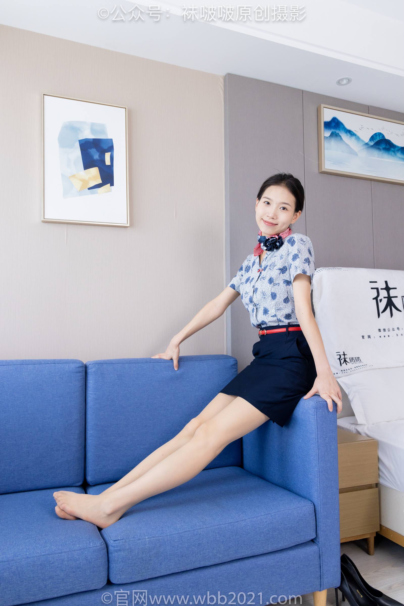 图片[46]-[BoBoSocks袜啵啵]NO.334 芝士-东航制服、两双高跟鞋、薄肉丝、薄灰丝[141P] – 速更版-美库