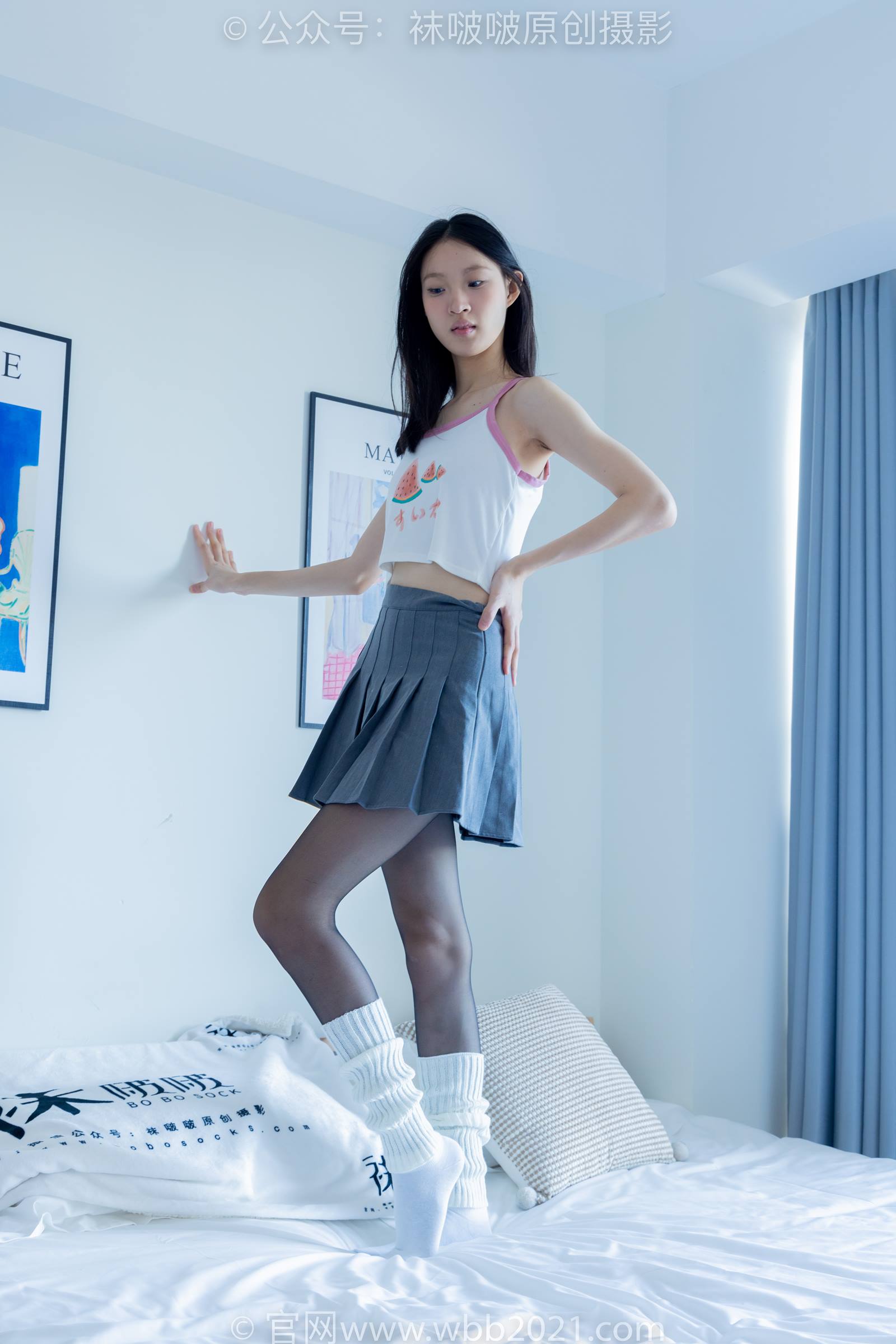 图片[74]-[BoBoSocks袜啵啵]NO.333 雪糕-板鞋、白棉袜、黑丝、堆堆袜套[140P] – 速更版-美库