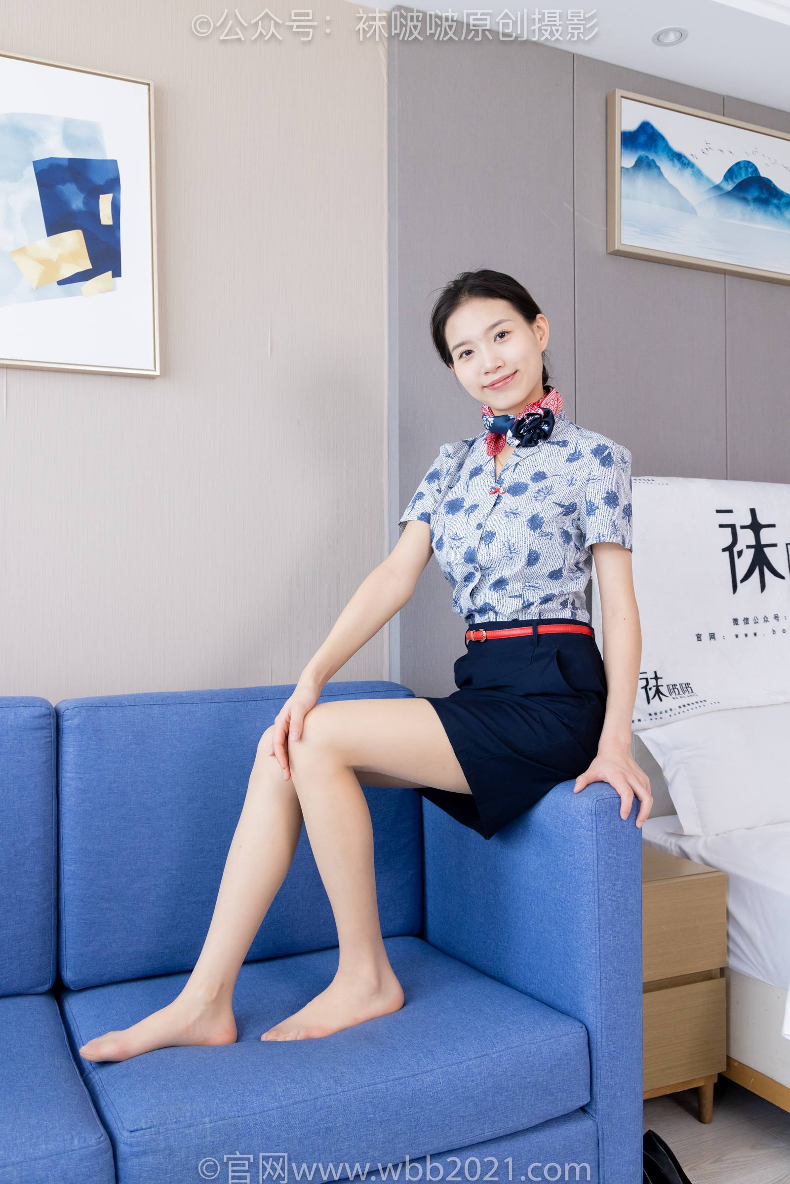 图片[49]-[BoBoSocks袜啵啵]NO.334 芝士-东航制服、两双高跟鞋、薄肉丝、薄灰丝[141P] – 速更版-美库