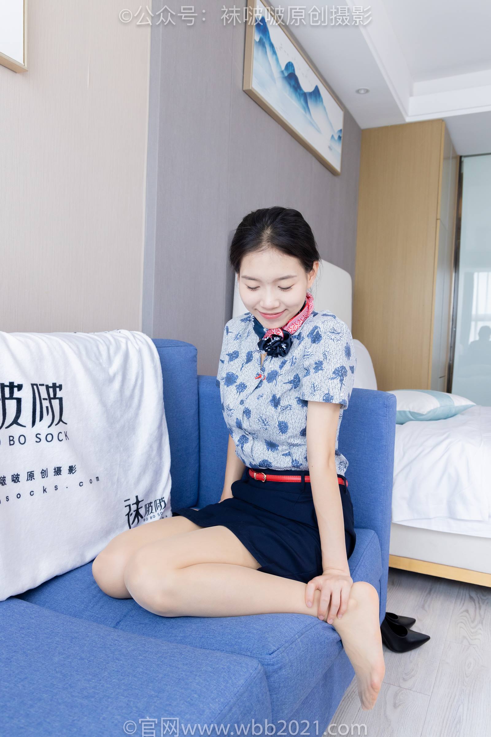 图片[82]-[BoBoSocks袜啵啵]NO.334 芝士-东航制服、两双高跟鞋、薄肉丝、薄灰丝[141P] – 速更版-美库