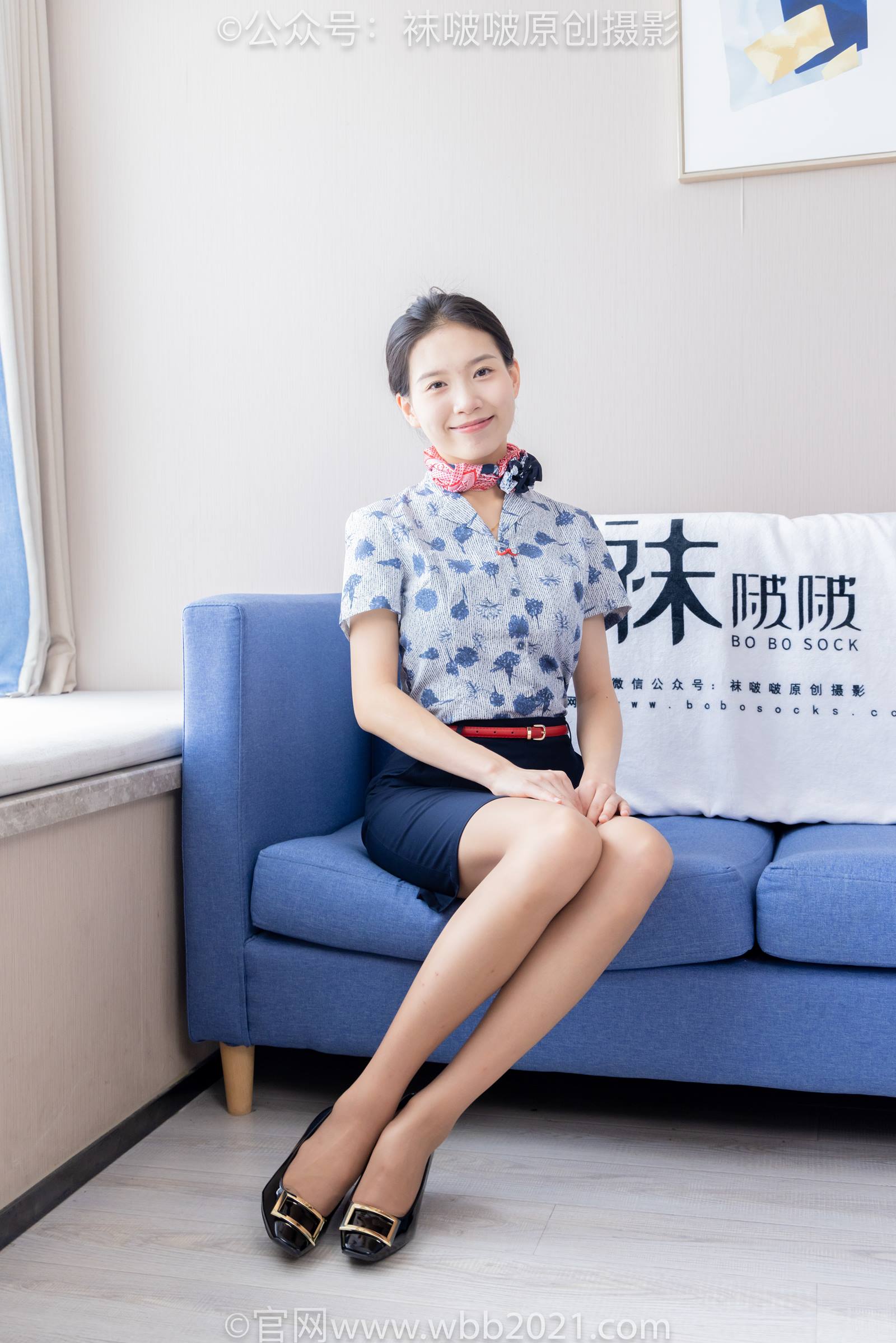 图片[95]-[BoBoSocks袜啵啵]NO.334 芝士-东航制服、两双高跟鞋、薄肉丝、薄灰丝[141P] – 速更版-美库