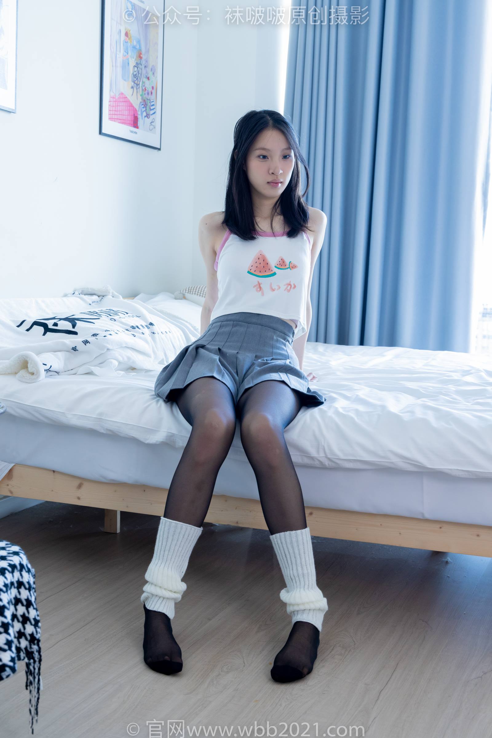 图片[123]-[BoBoSocks袜啵啵]NO.333 雪糕-板鞋、白棉袜、黑丝、堆堆袜套[140P] – 速更版-美库