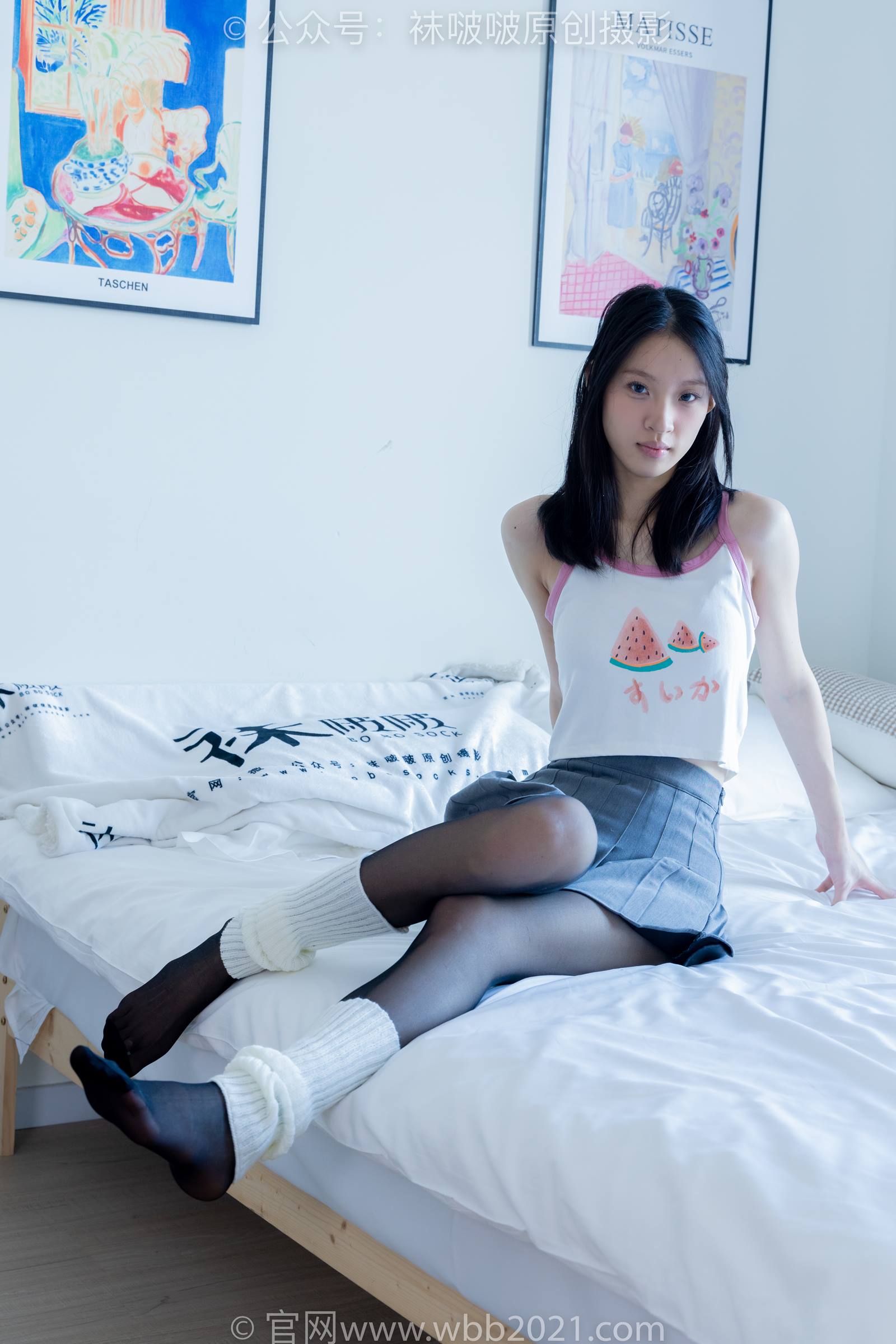 图片[136]-[BoBoSocks袜啵啵]NO.333 雪糕-板鞋、白棉袜、黑丝、堆堆袜套[140P] – 速更版-美库