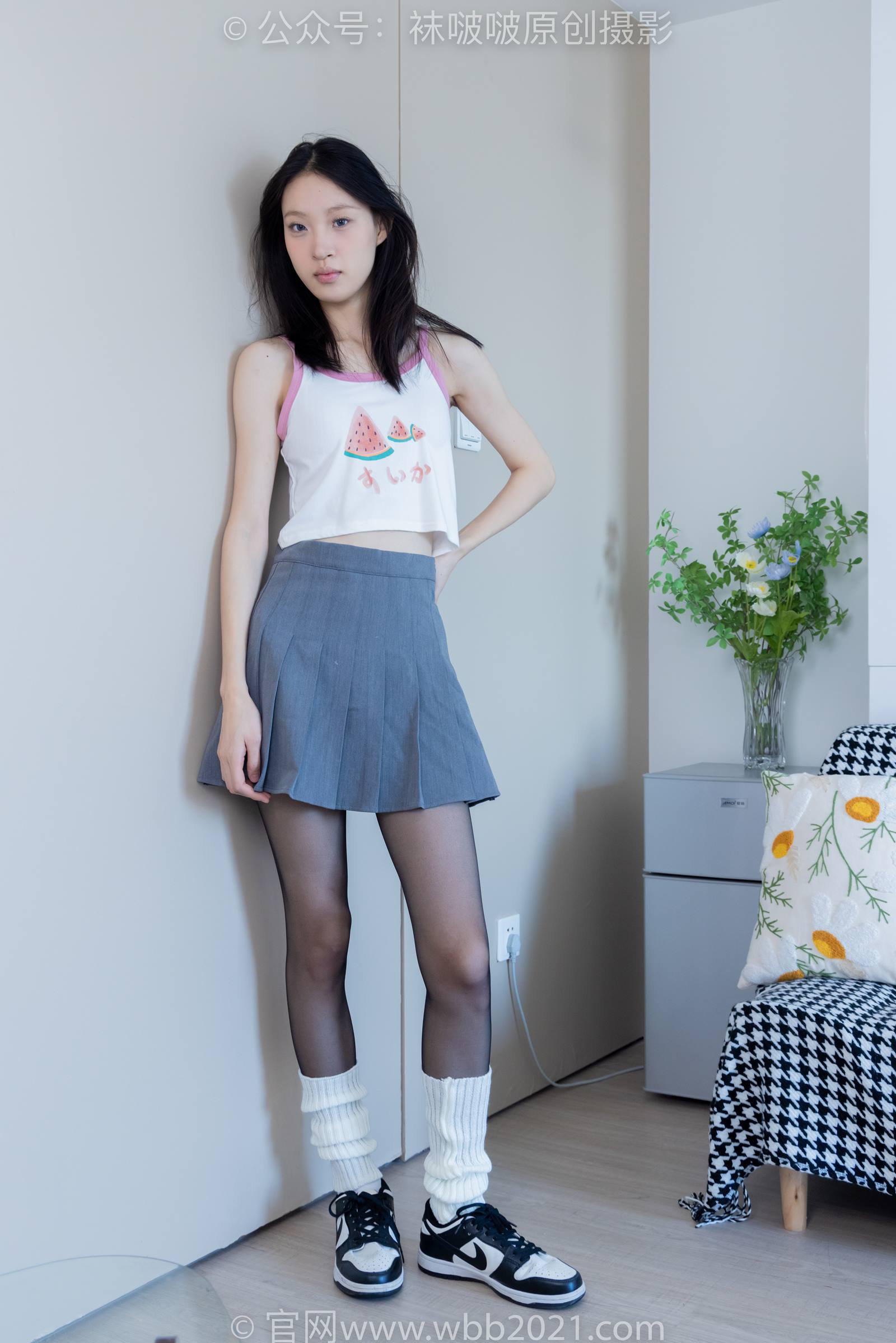 图片[137]-[BoBoSocks袜啵啵]NO.333 雪糕-板鞋、白棉袜、黑丝、堆堆袜套[140P] – 速更版-美库