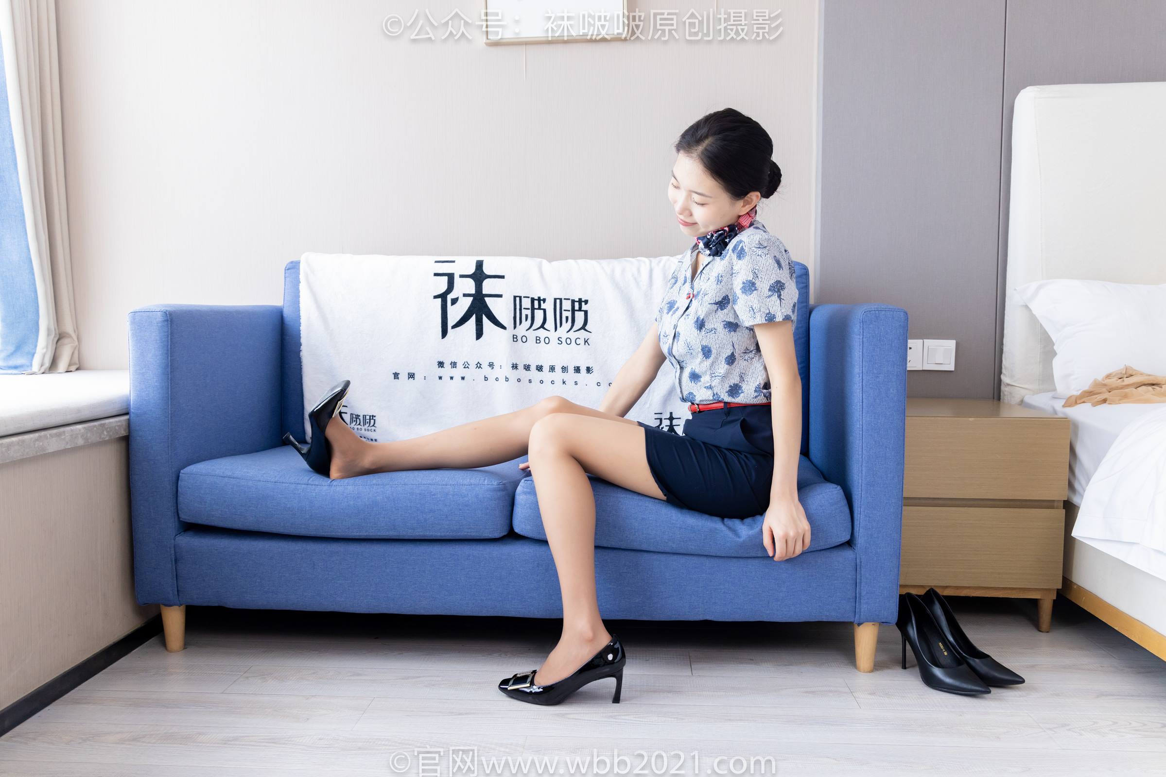 图片[107]-[BoBoSocks袜啵啵]NO.334 芝士-东航制服、两双高跟鞋、薄肉丝、薄灰丝[141P] – 速更版-美库