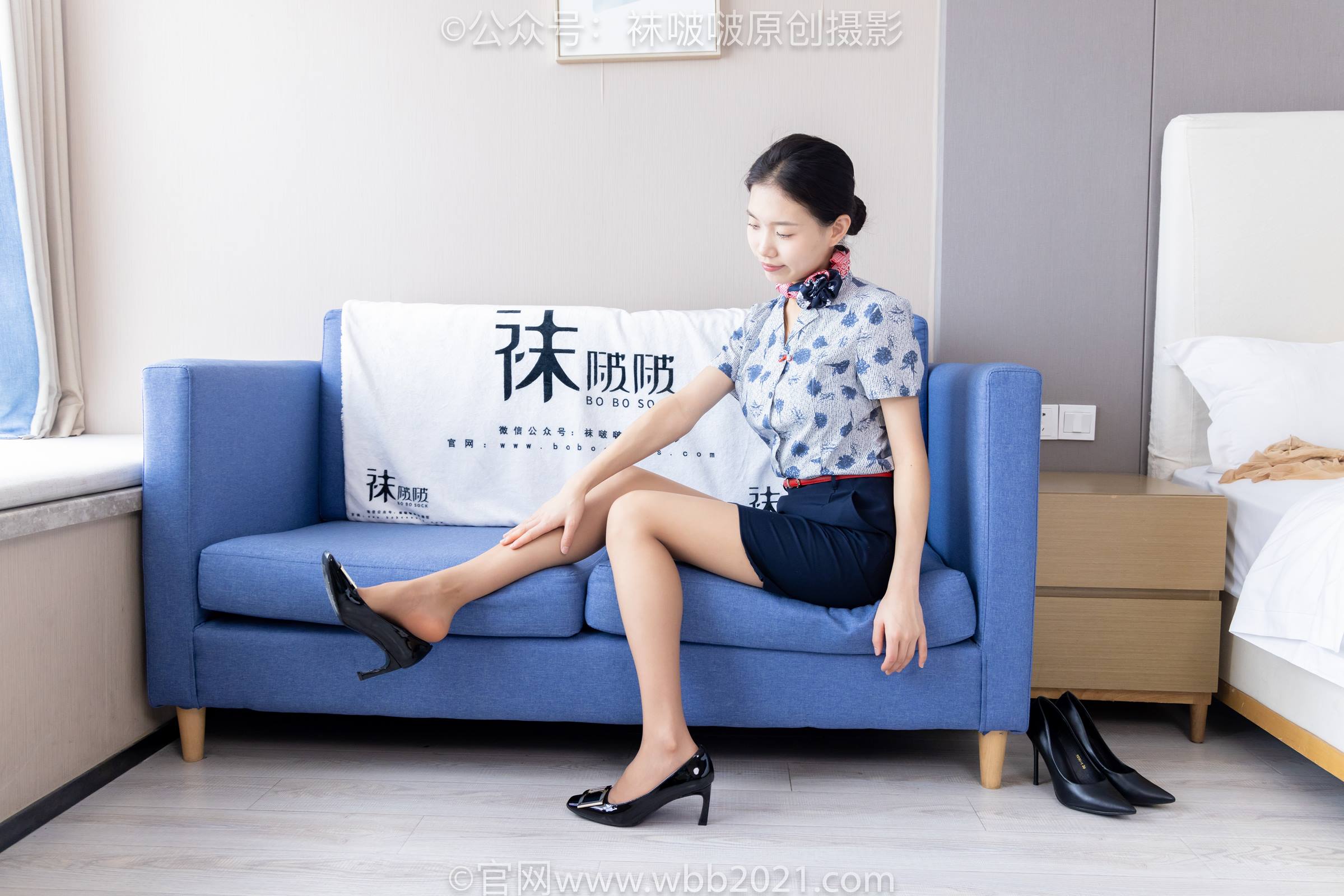 图片[108]-[BoBoSocks袜啵啵]NO.334 芝士-东航制服、两双高跟鞋、薄肉丝、薄灰丝[141P] – 速更版-美库