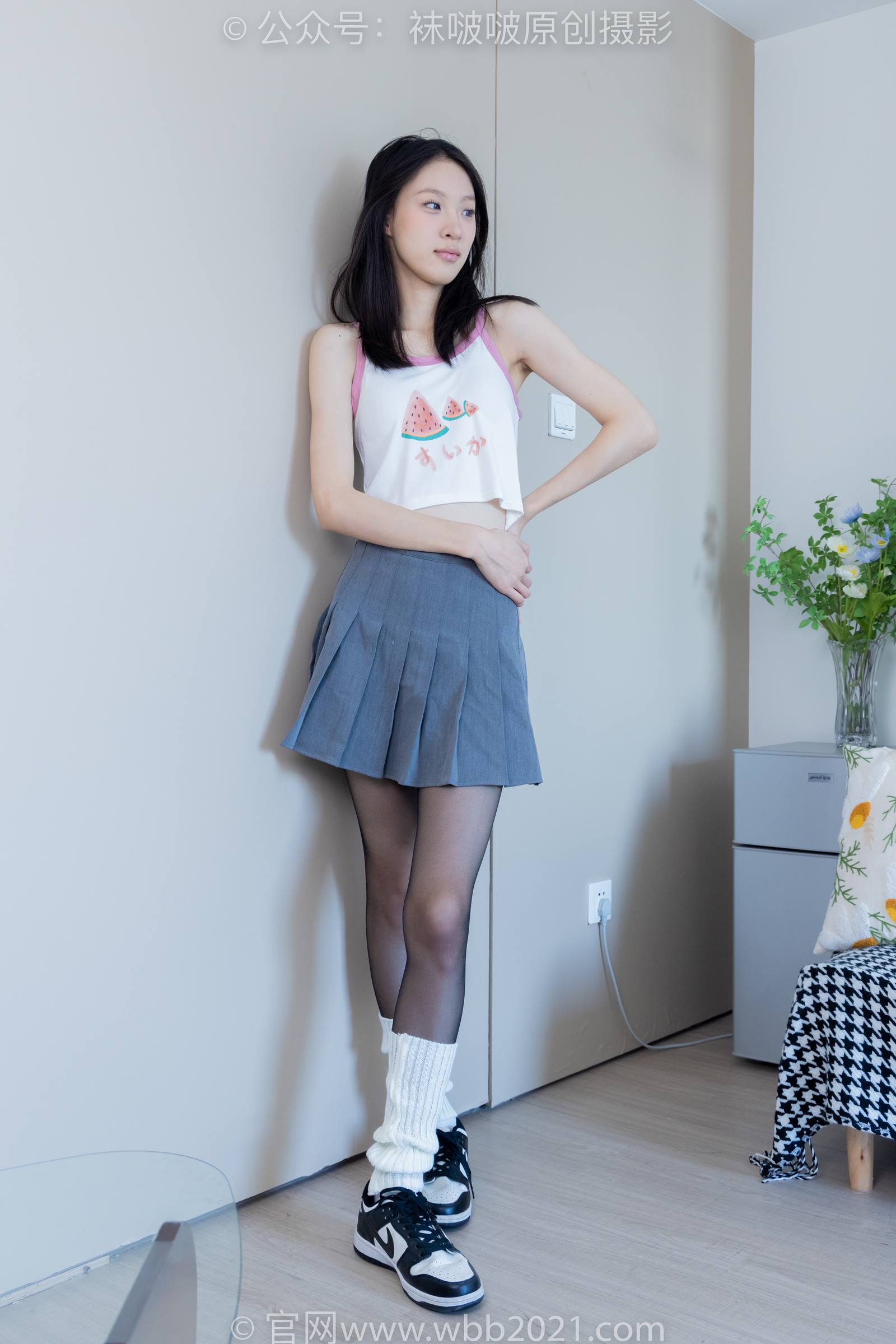 图片[140]-[BoBoSocks袜啵啵]NO.333 雪糕-板鞋、白棉袜、黑丝、堆堆袜套[140P] – 速更版-美库