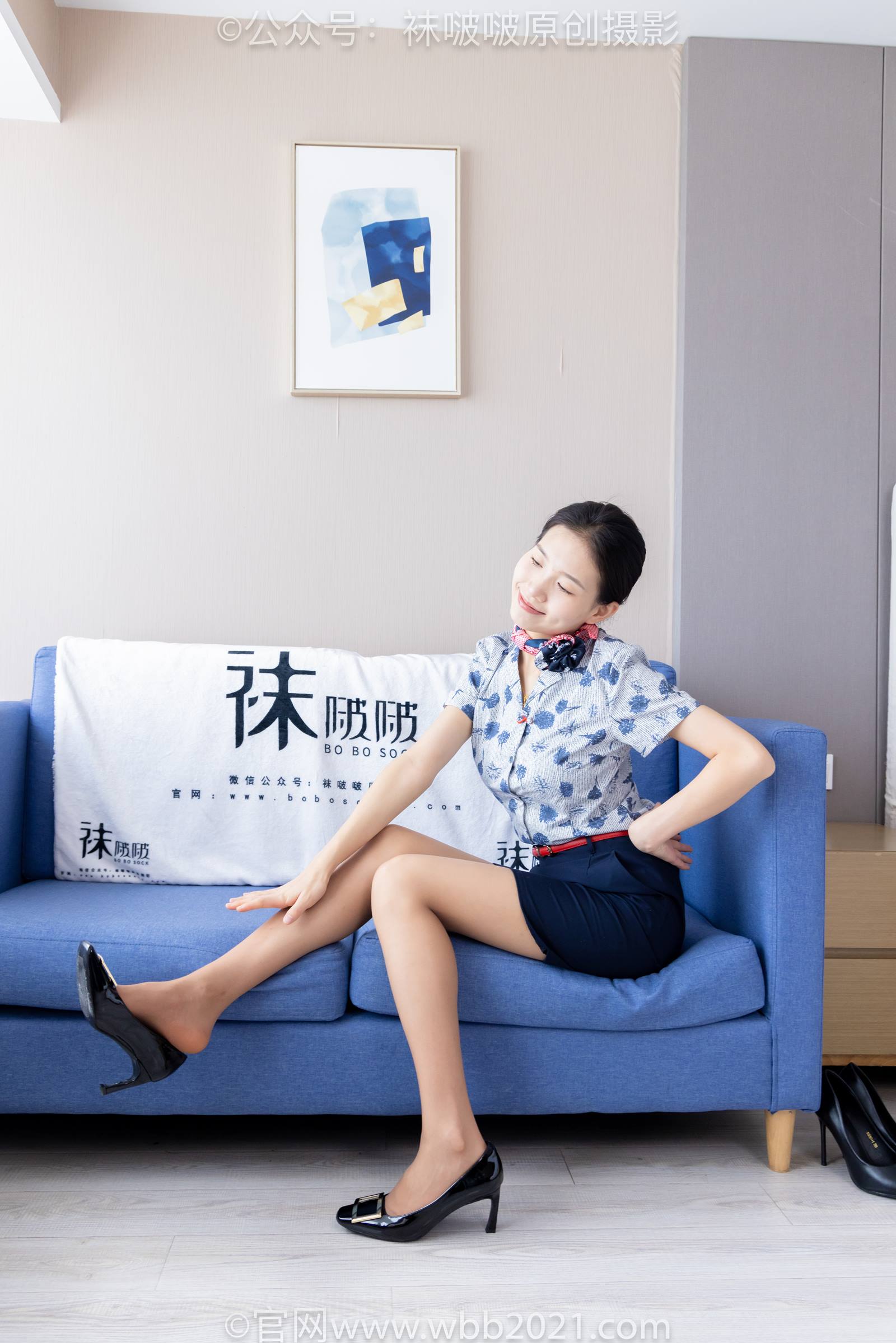 图片[110]-[BoBoSocks袜啵啵]NO.334 芝士-东航制服、两双高跟鞋、薄肉丝、薄灰丝[141P] – 速更版-美库