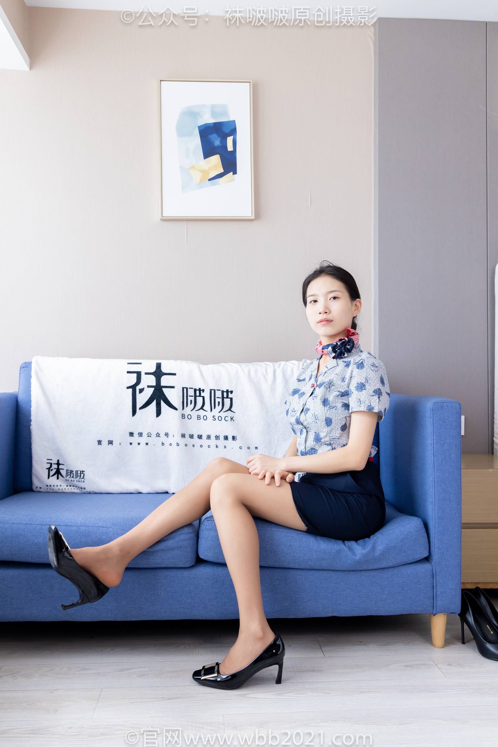 图片[111]-[BoBoSocks袜啵啵]NO.334 芝士-东航制服、两双高跟鞋、薄肉丝、薄灰丝[141P] – 速更版-美库