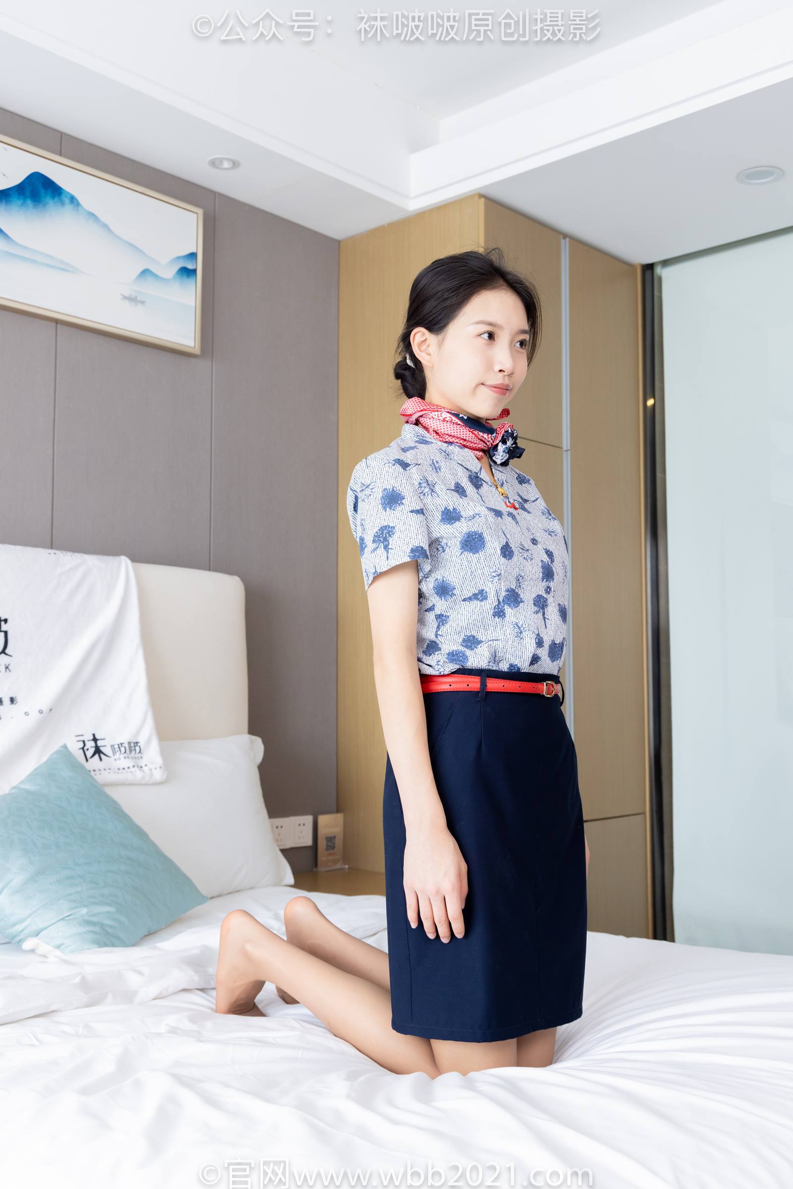 图片[141]-[BoBoSocks袜啵啵]NO.334 芝士-东航制服、两双高跟鞋、薄肉丝、薄灰丝[141P] – 速更版-美库