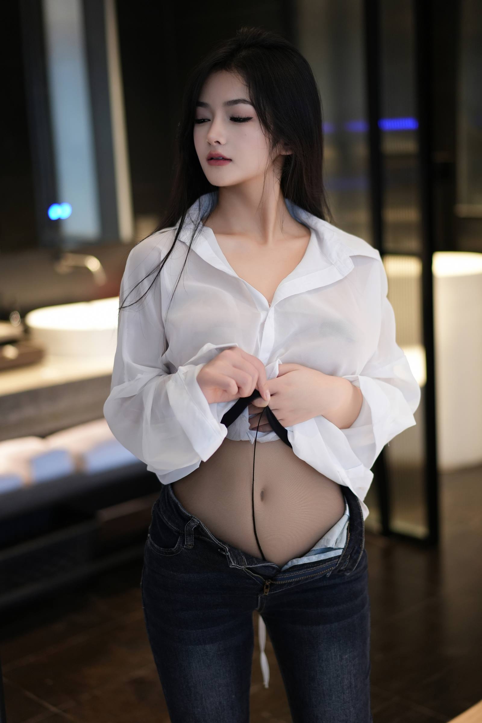 图片[13]-谭小灵 – 牛仔裤[27P] – 速更版-美库