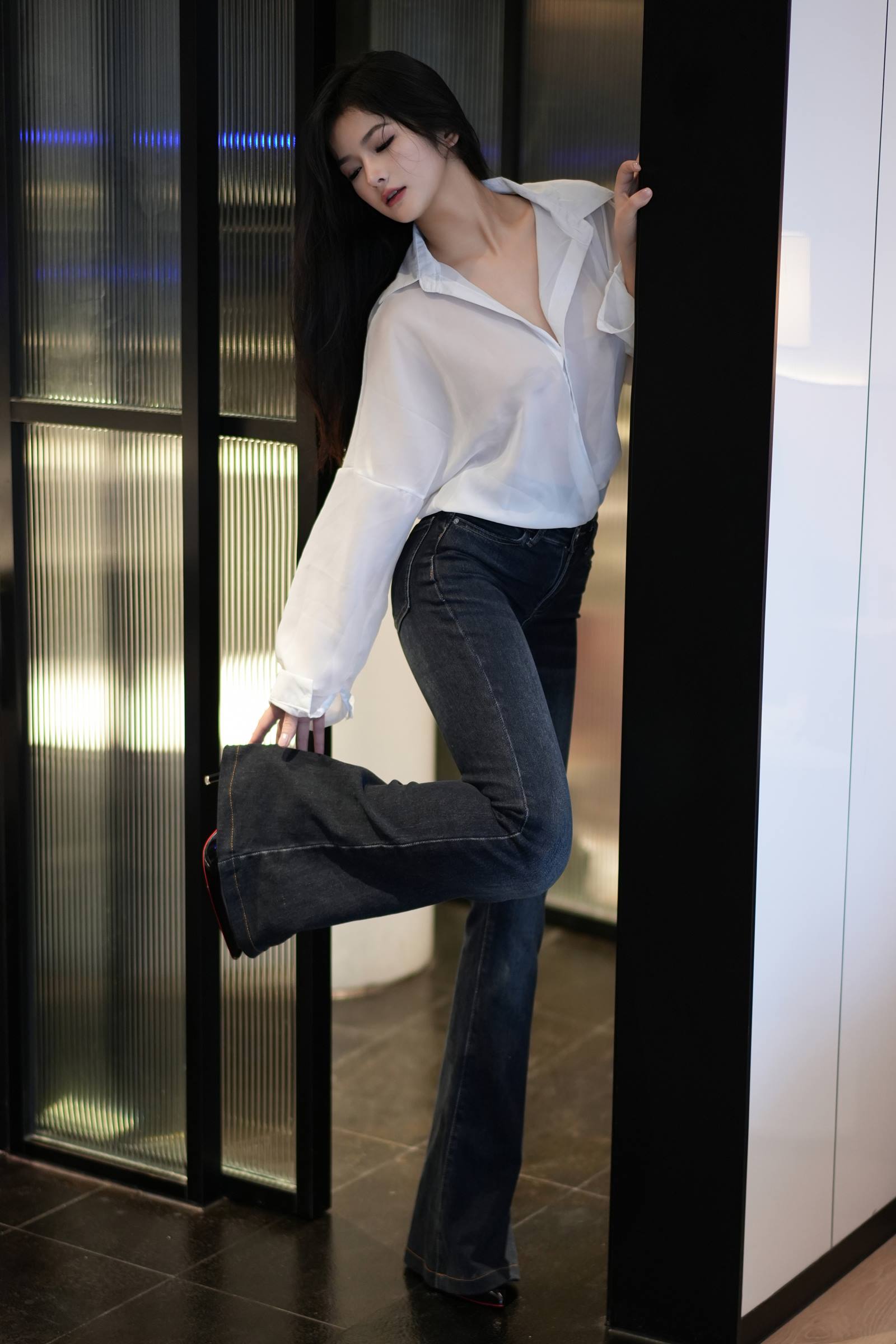 图片[26]-谭小灵 – 牛仔裤[27P] – 速更版-美库