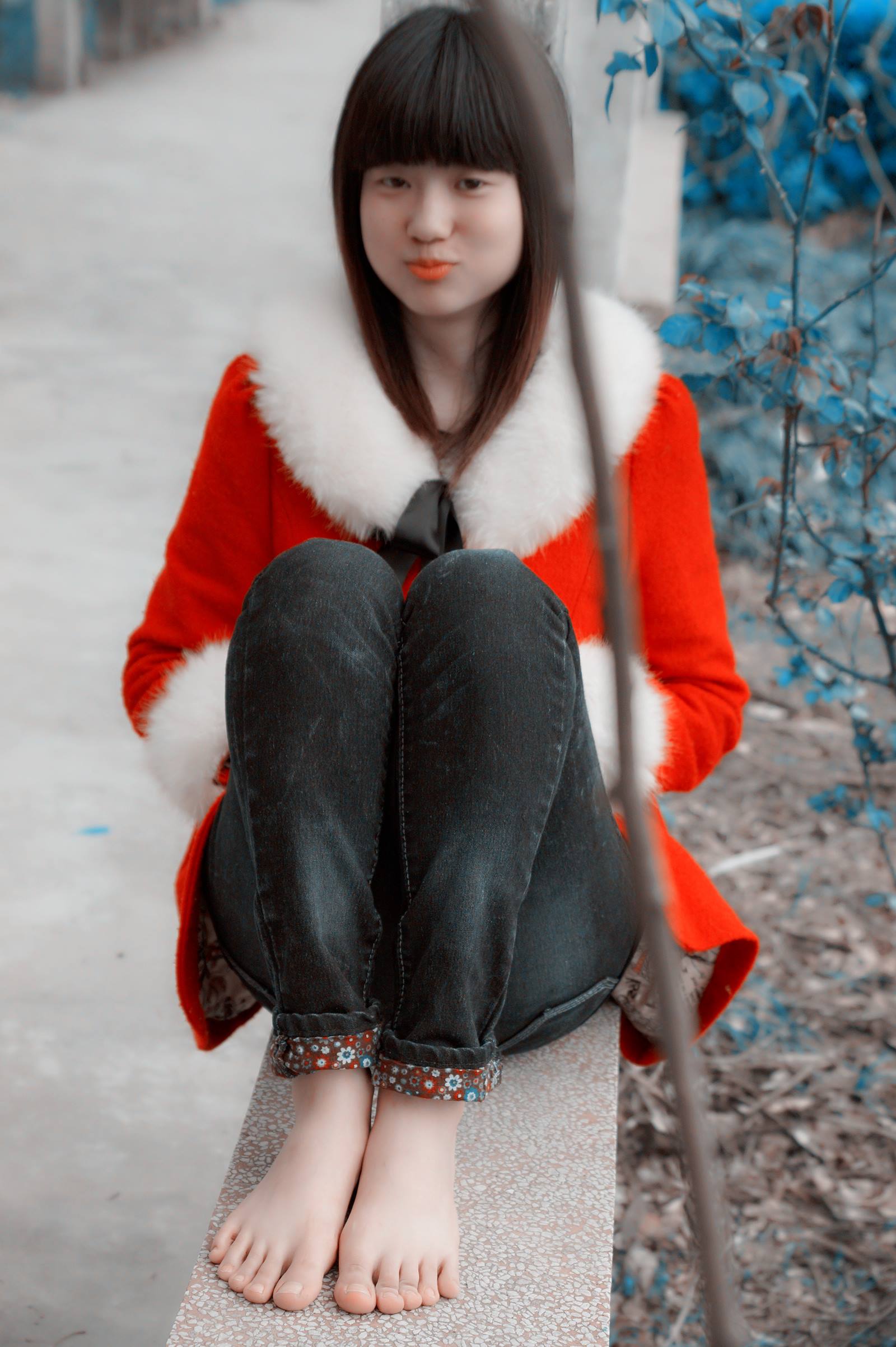 图片[26]-自由摄影 No.055 超细长39码精致女 小蒋 [53P] – 速更版-美库