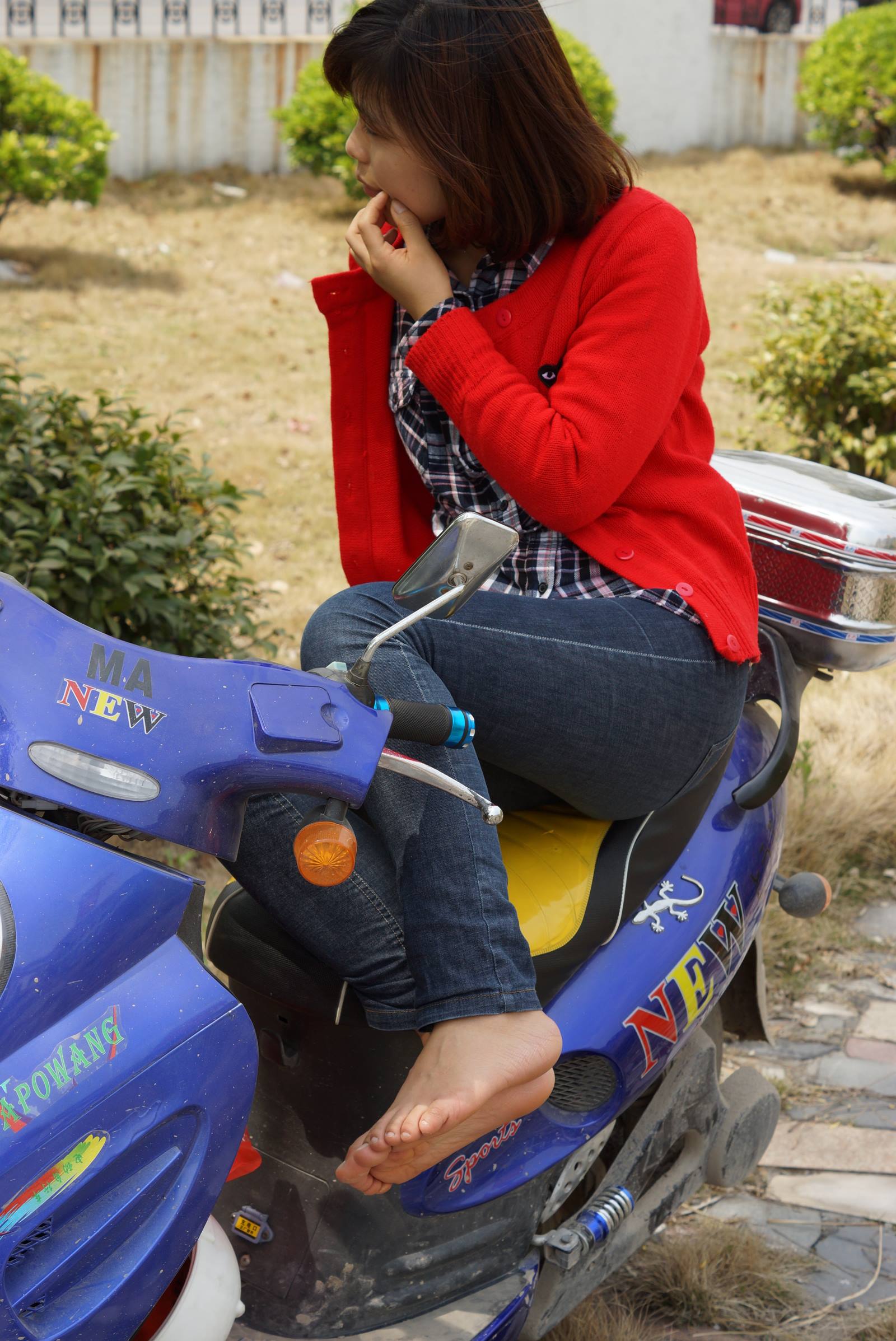 图片[47]-自由摄影 No.060 电动车上的每足 [47P] – 速更版-美库