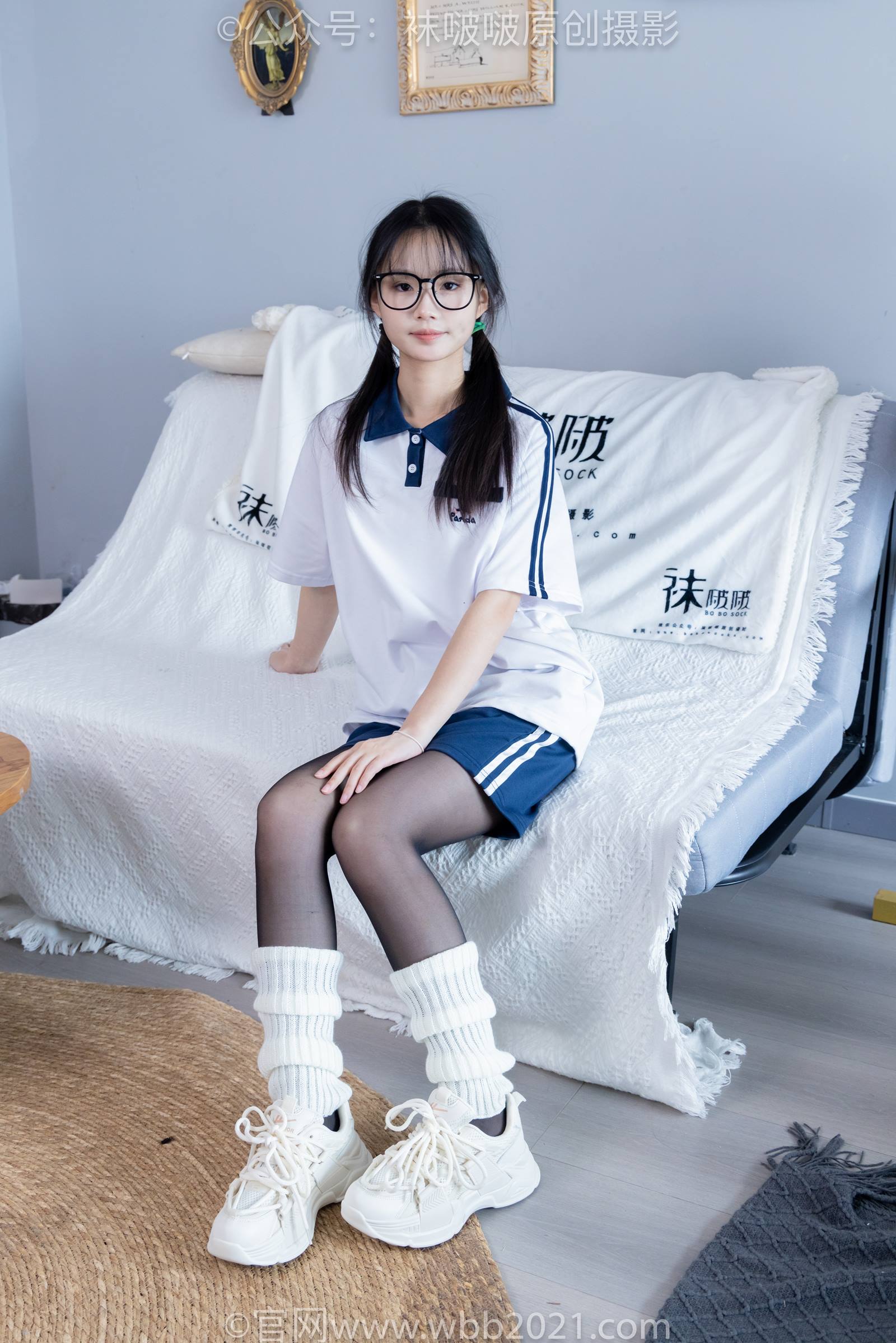 图片[12]-[BoBoSocks袜啵啵]NO.335 甜甜圈-校服、运动鞋、薄黑丝、袜套[154P] – 速更版-美库