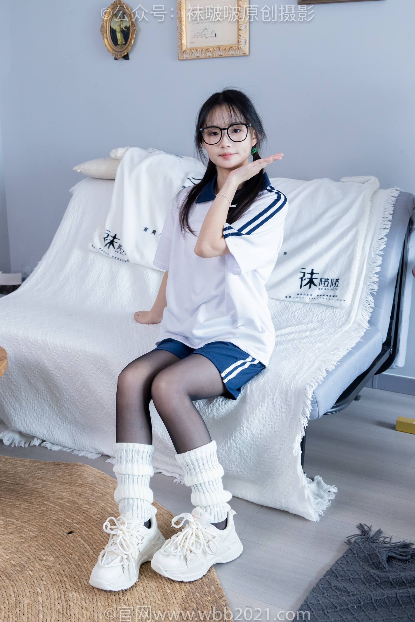 图片[13]-[BoBoSocks袜啵啵]NO.335 甜甜圈-校服、运动鞋、薄黑丝、袜套[154P] – 速更版-美库