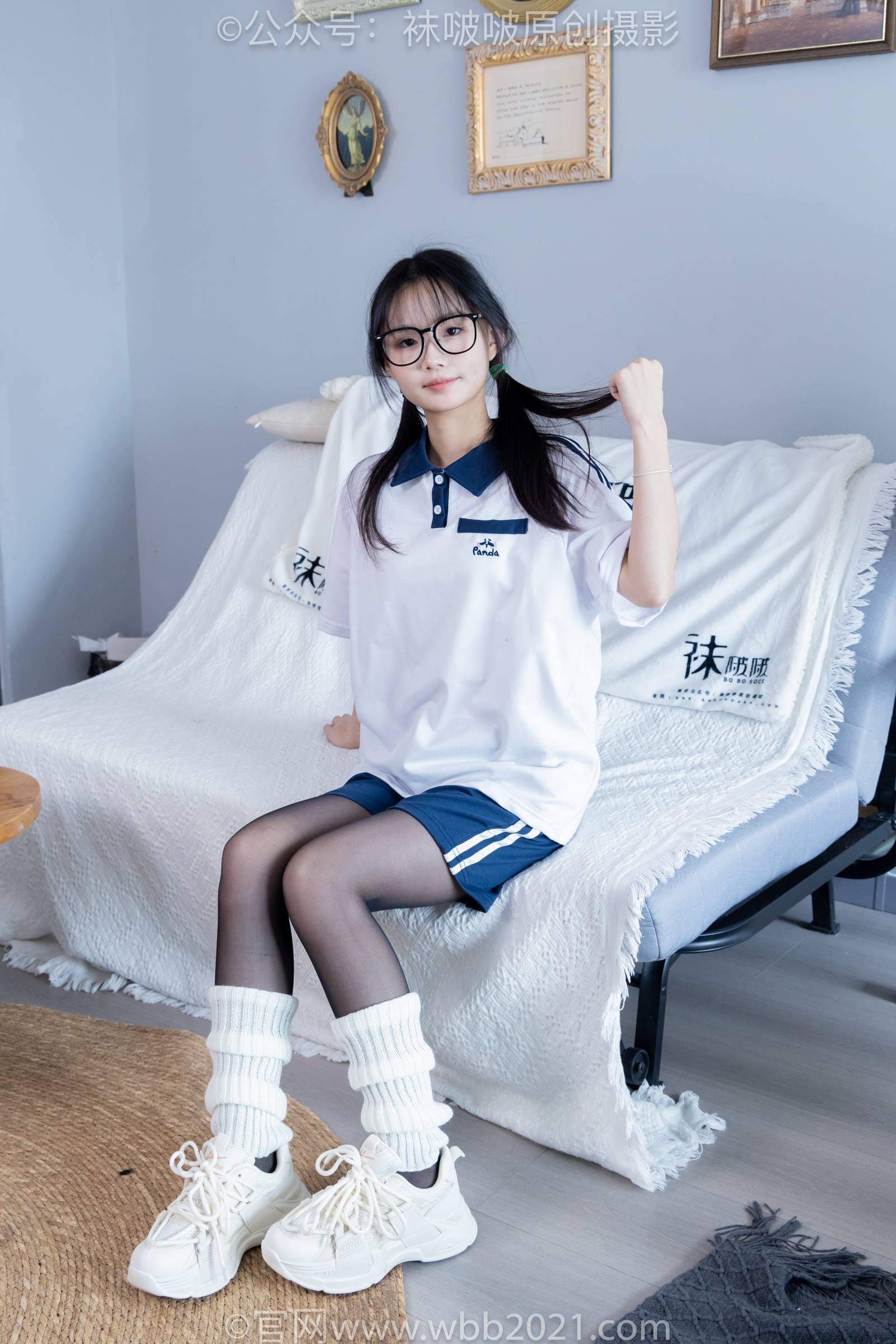 图片[14]-[BoBoSocks袜啵啵]NO.335 甜甜圈-校服、运动鞋、薄黑丝、袜套[154P] – 速更版-美库