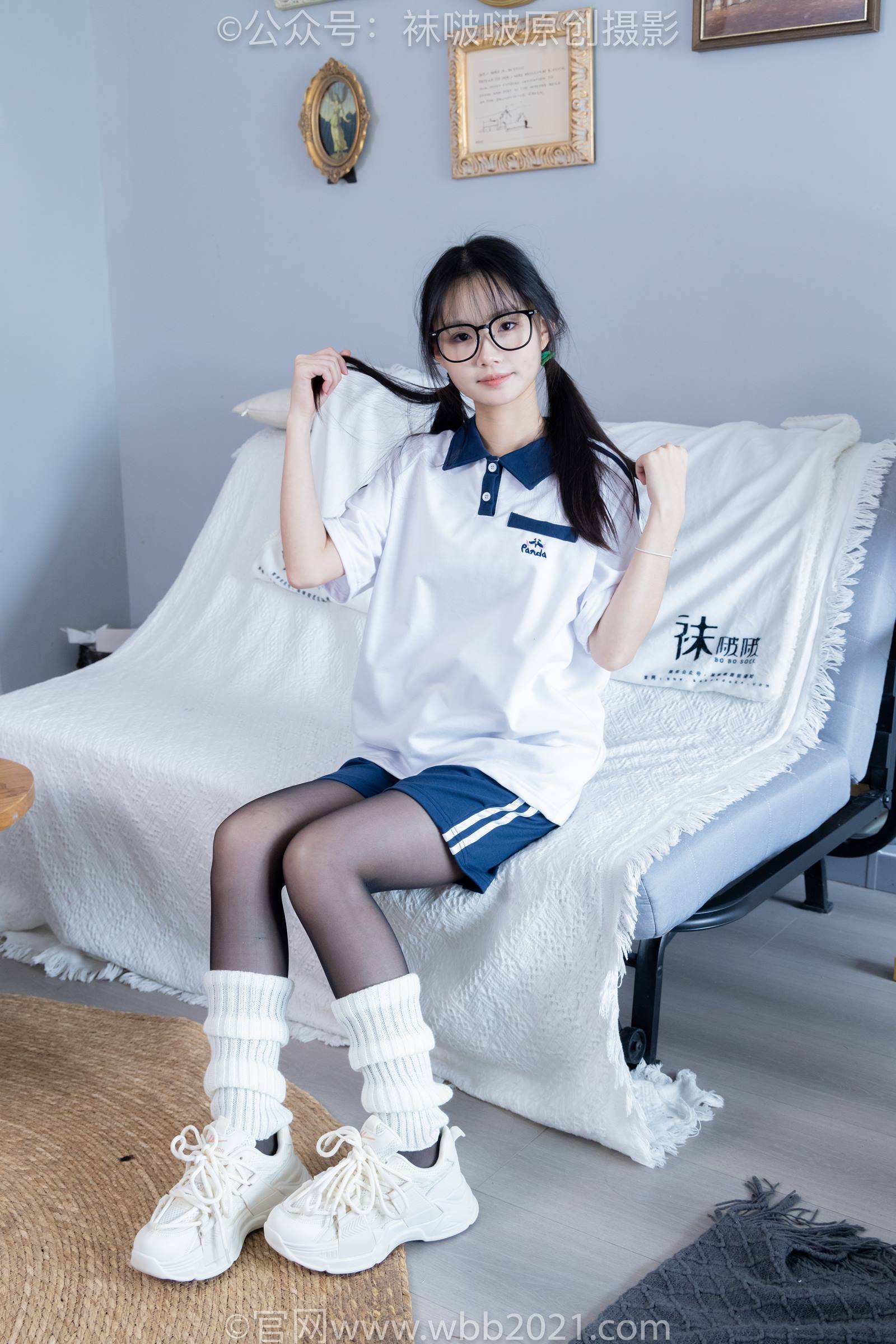 图片[15]-[BoBoSocks袜啵啵]NO.335 甜甜圈-校服、运动鞋、薄黑丝、袜套[154P] – 速更版-美库