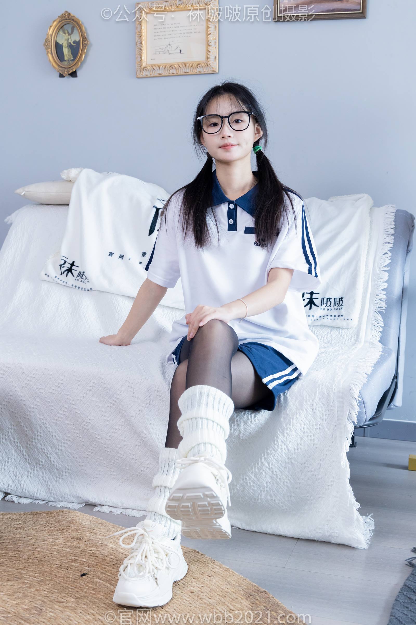 图片[21]-[BoBoSocks袜啵啵]NO.335 甜甜圈-校服、运动鞋、薄黑丝、袜套[154P] – 速更版-美库
