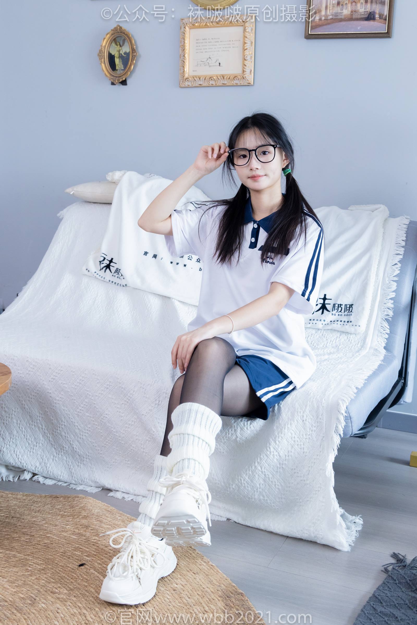 图片[22]-[BoBoSocks袜啵啵]NO.335 甜甜圈-校服、运动鞋、薄黑丝、袜套[154P] – 速更版-美库