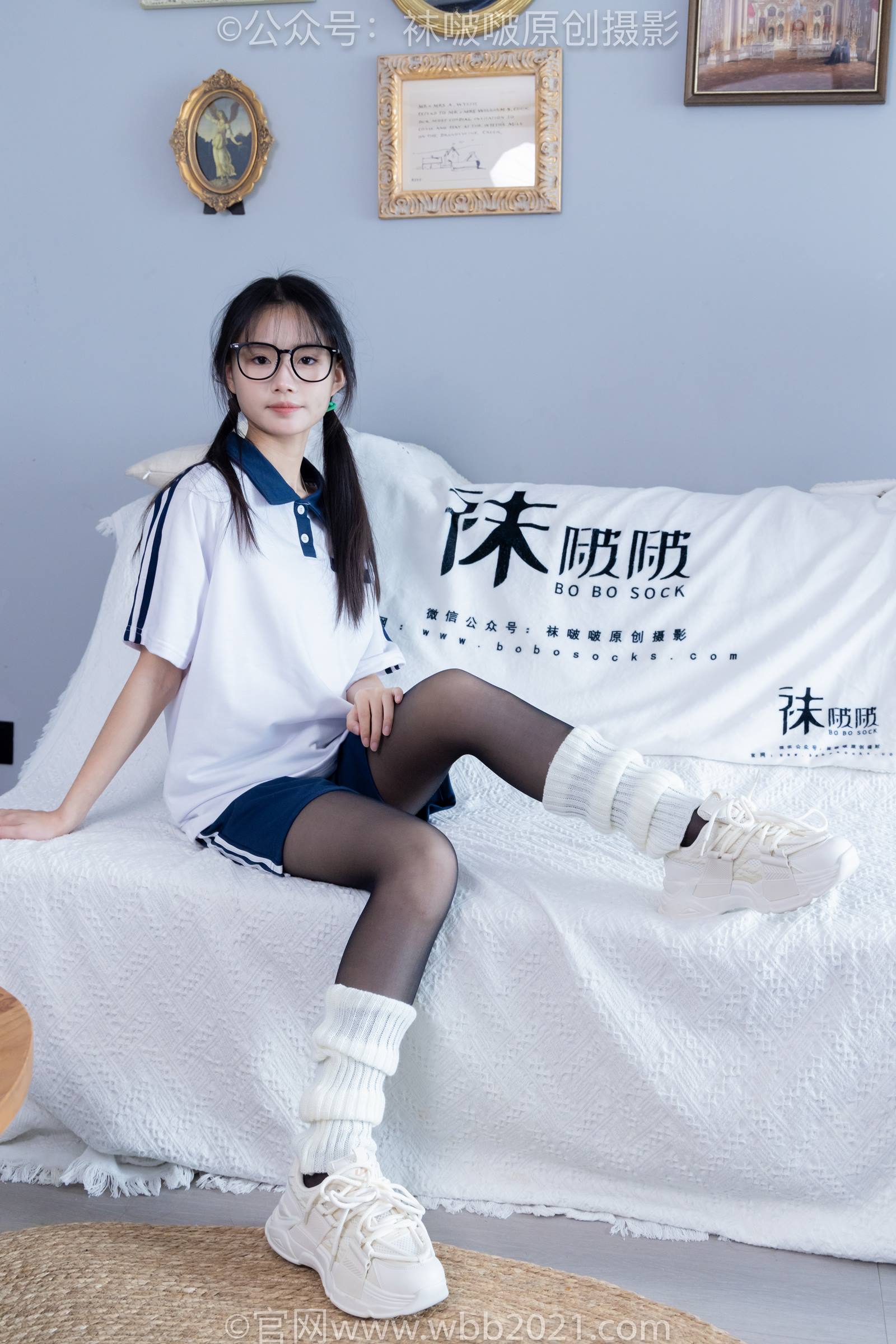 图片[28]-[BoBoSocks袜啵啵]NO.335 甜甜圈-校服、运动鞋、薄黑丝、袜套[154P] – 速更版-美库