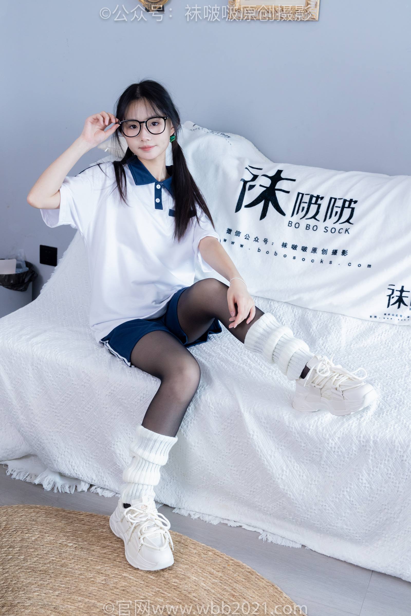 图片[30]-[BoBoSocks袜啵啵]NO.335 甜甜圈-校服、运动鞋、薄黑丝、袜套[154P] – 速更版-美库