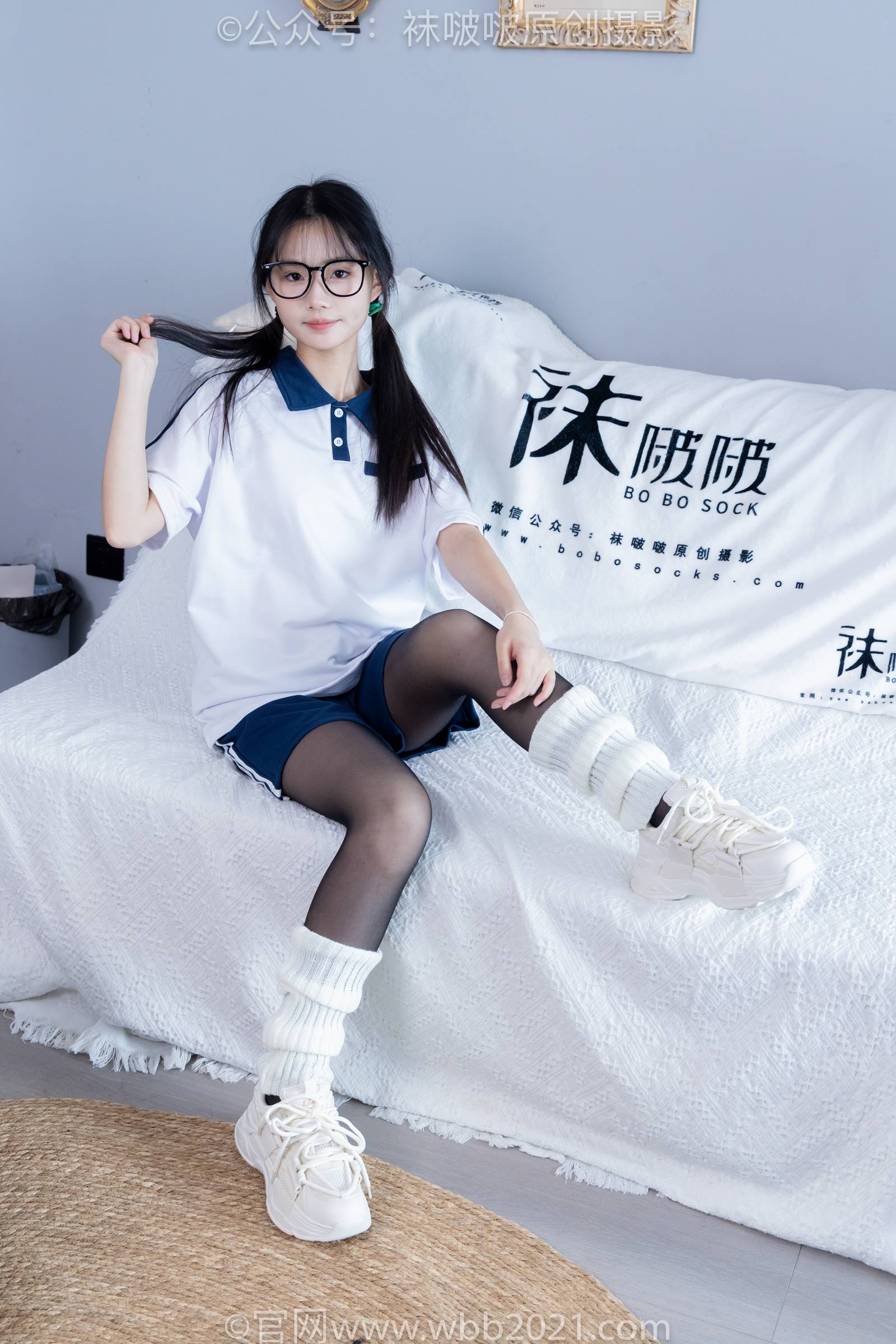 图片[31]-[BoBoSocks袜啵啵]NO.335 甜甜圈-校服、运动鞋、薄黑丝、袜套[154P] – 速更版-美库