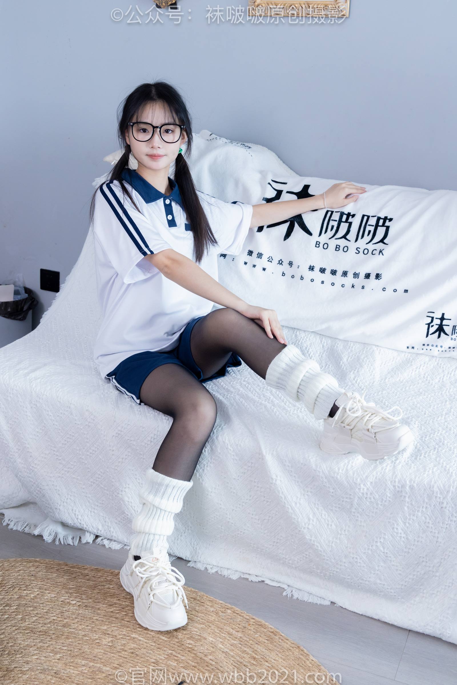 图片[32]-[BoBoSocks袜啵啵]NO.335 甜甜圈-校服、运动鞋、薄黑丝、袜套[154P] – 速更版-美库