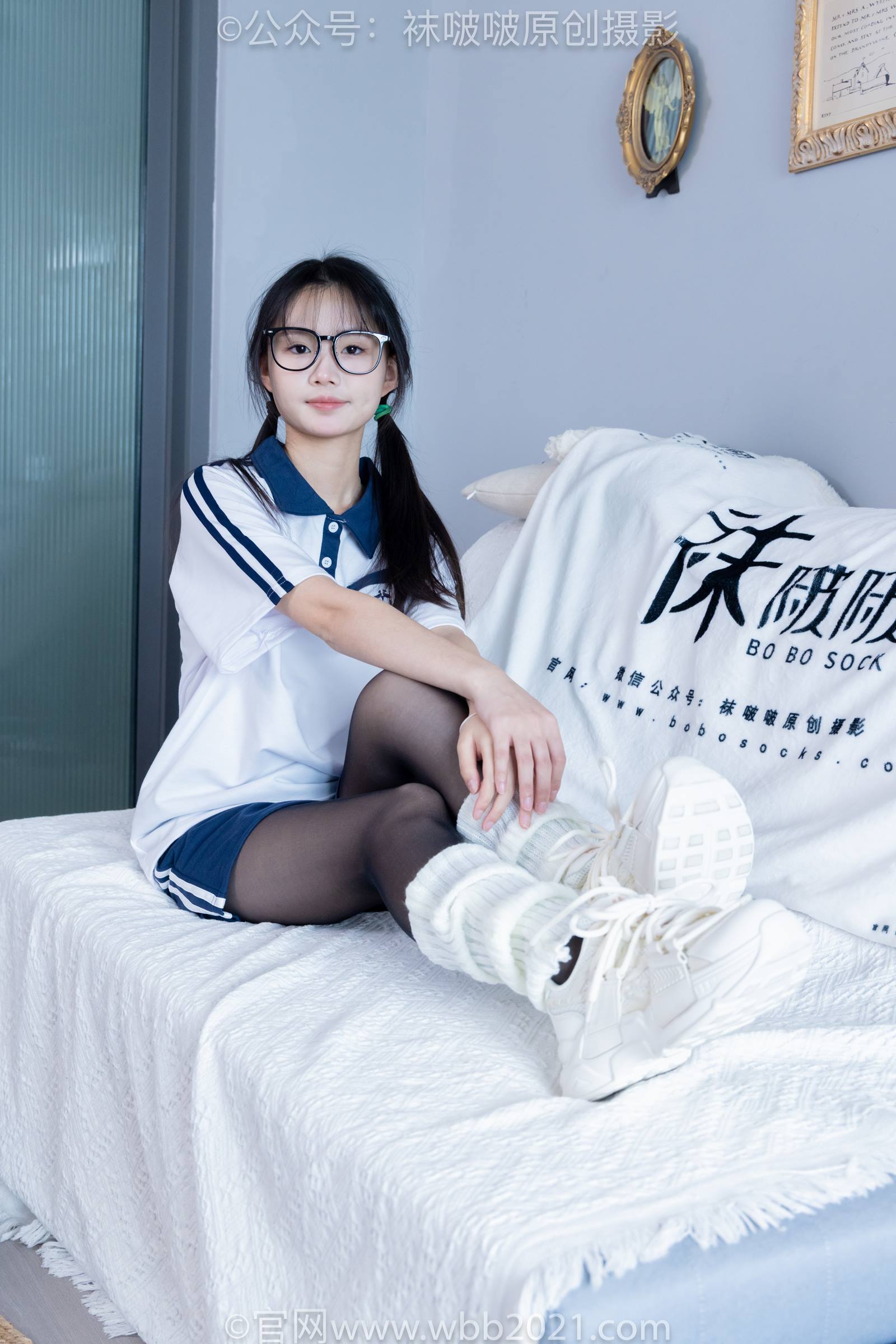 图片[41]-[BoBoSocks袜啵啵]NO.335 甜甜圈-校服、运动鞋、薄黑丝、袜套[154P] – 速更版-美库