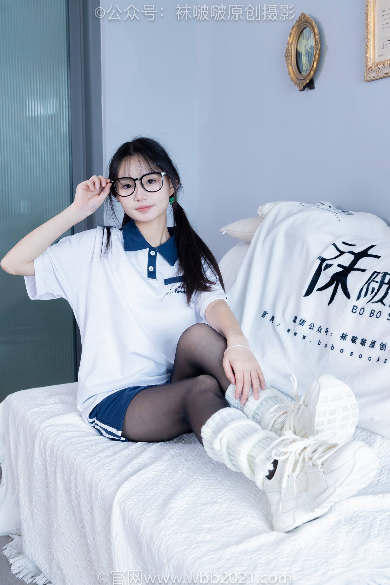 图片[42]-[BoBoSocks袜啵啵]NO.335 甜甜圈-校服、运动鞋、薄黑丝、袜套[154P] – 速更版-美库