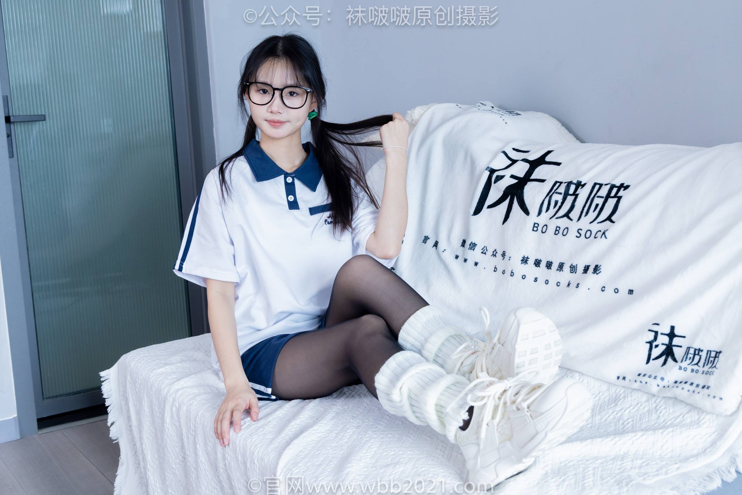 图片[43]-[BoBoSocks袜啵啵]NO.335 甜甜圈-校服、运动鞋、薄黑丝、袜套[154P] – 速更版-美库
