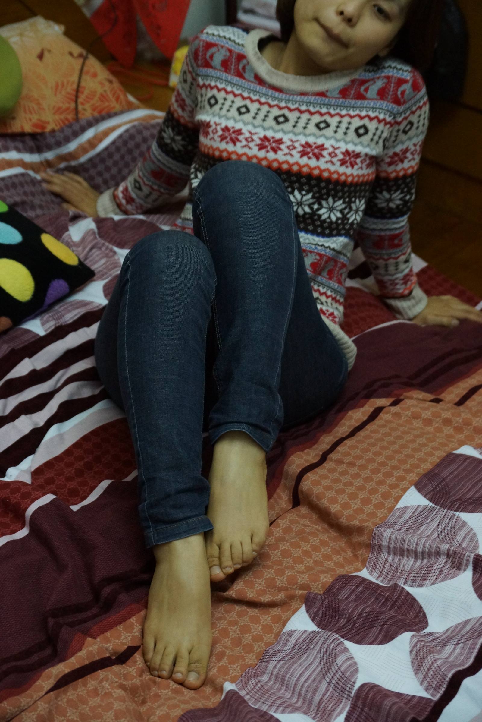 图片[41]-自由摄影 No.058 走了一天路 爱足MM认真的呵护着自己的每足 [45P] – 速更版-美库