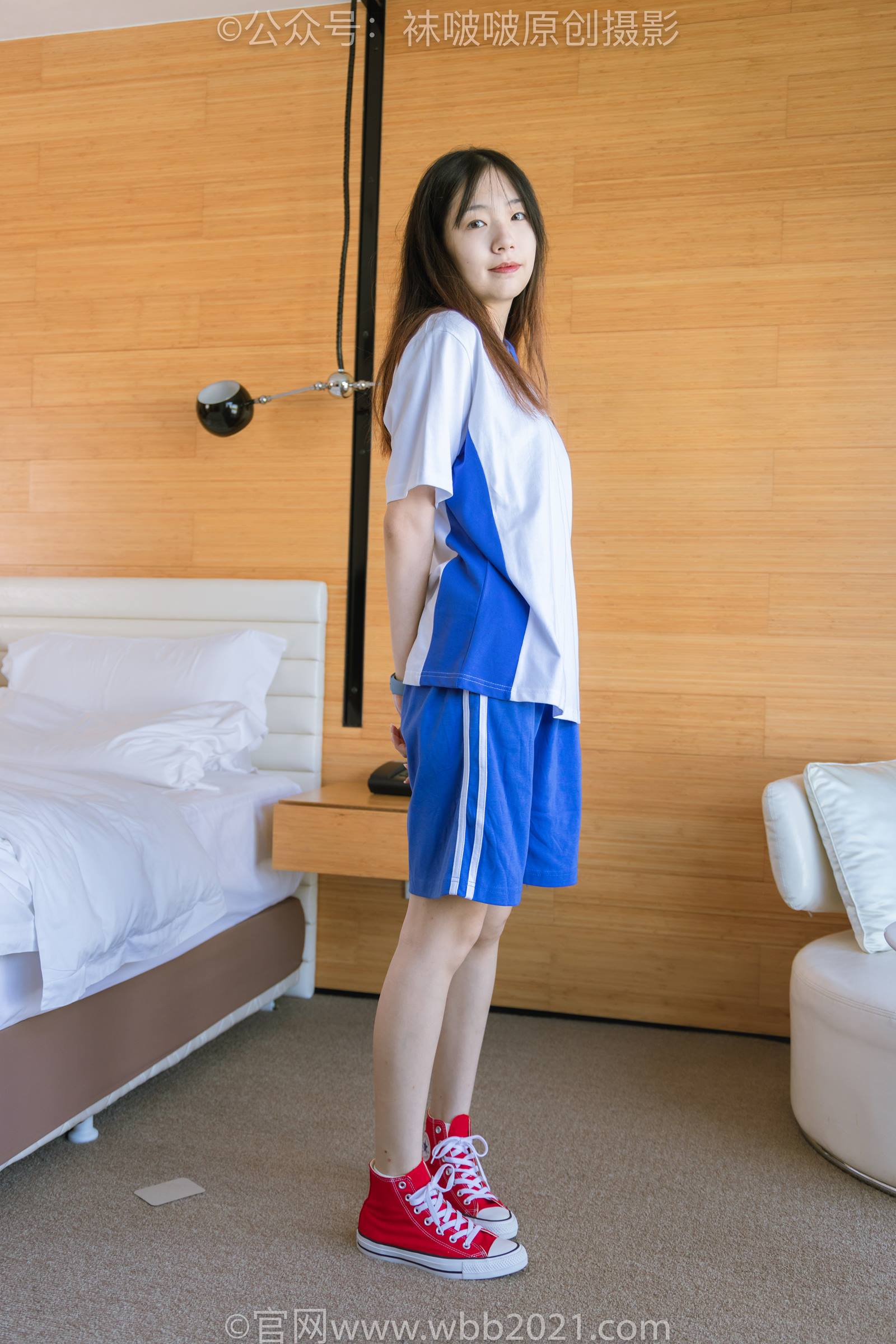 图片[12]-[BoBoSocks袜啵啵]NO.336 小甜豆-校服、帆布鞋、白棉袜、裸足[140P] – 速更版-美库