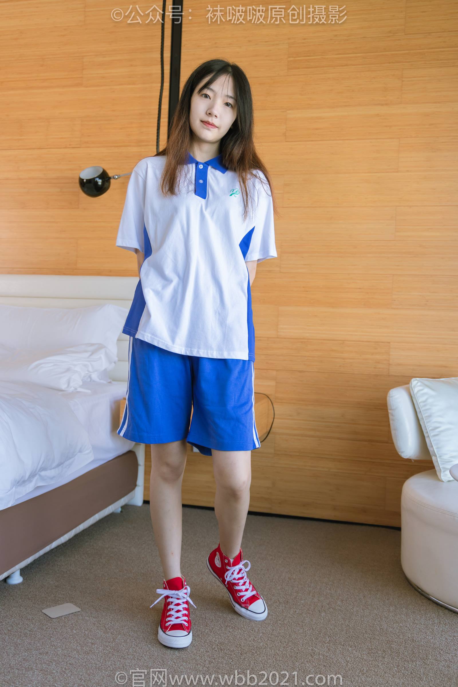 图片[14]-[BoBoSocks袜啵啵]NO.336 小甜豆-校服、帆布鞋、白棉袜、裸足[140P] – 速更版-美库