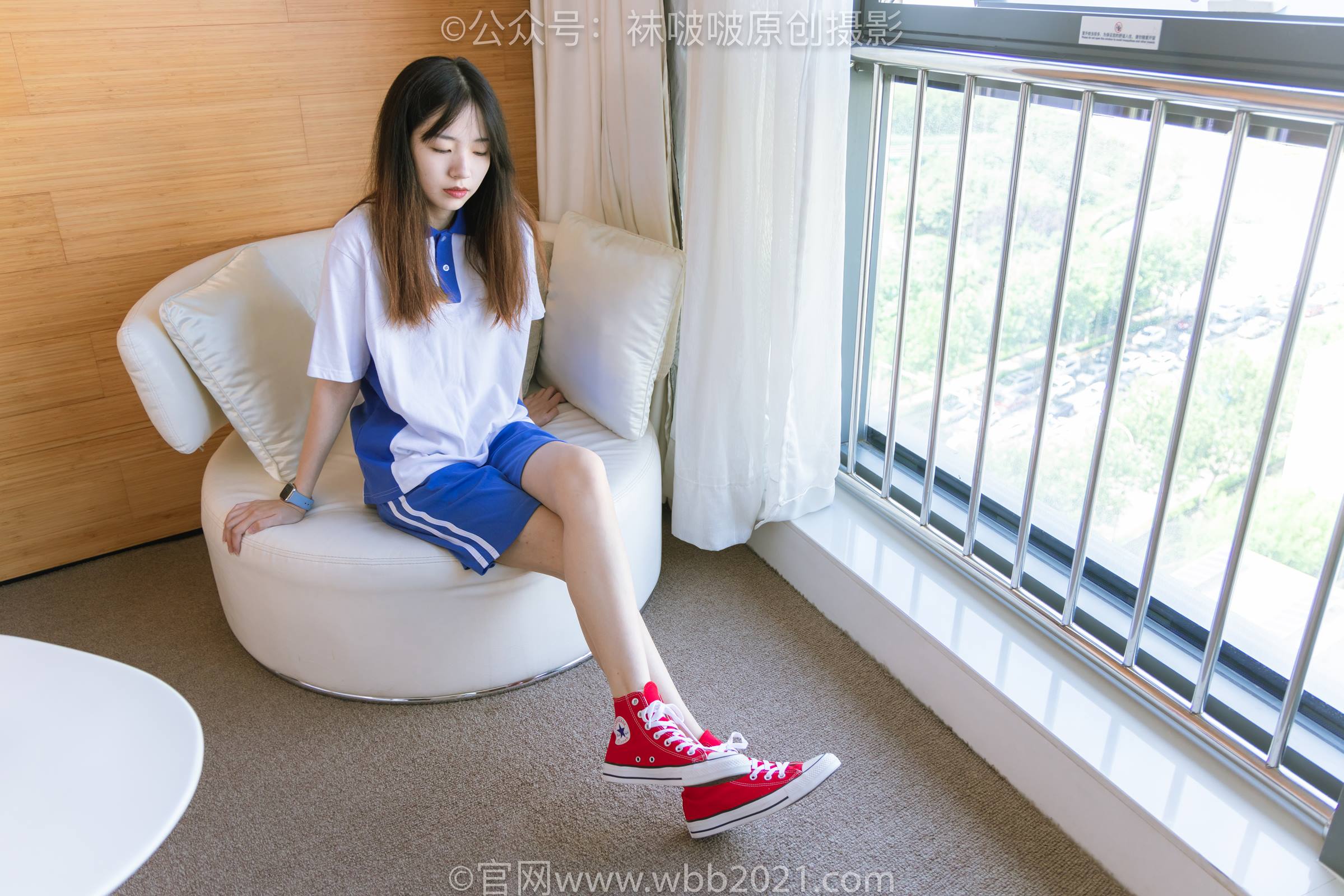 图片[17]-[BoBoSocks袜啵啵]NO.336 小甜豆-校服、帆布鞋、白棉袜、裸足[140P] – 速更版-美库