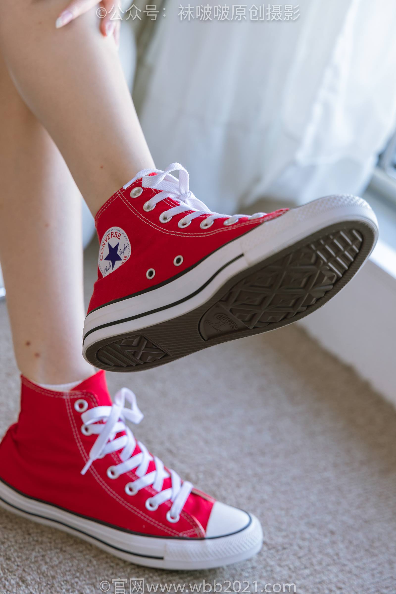图片[22]-[BoBoSocks袜啵啵]NO.336 小甜豆-校服、帆布鞋、白棉袜、裸足[140P] – 速更版-美库