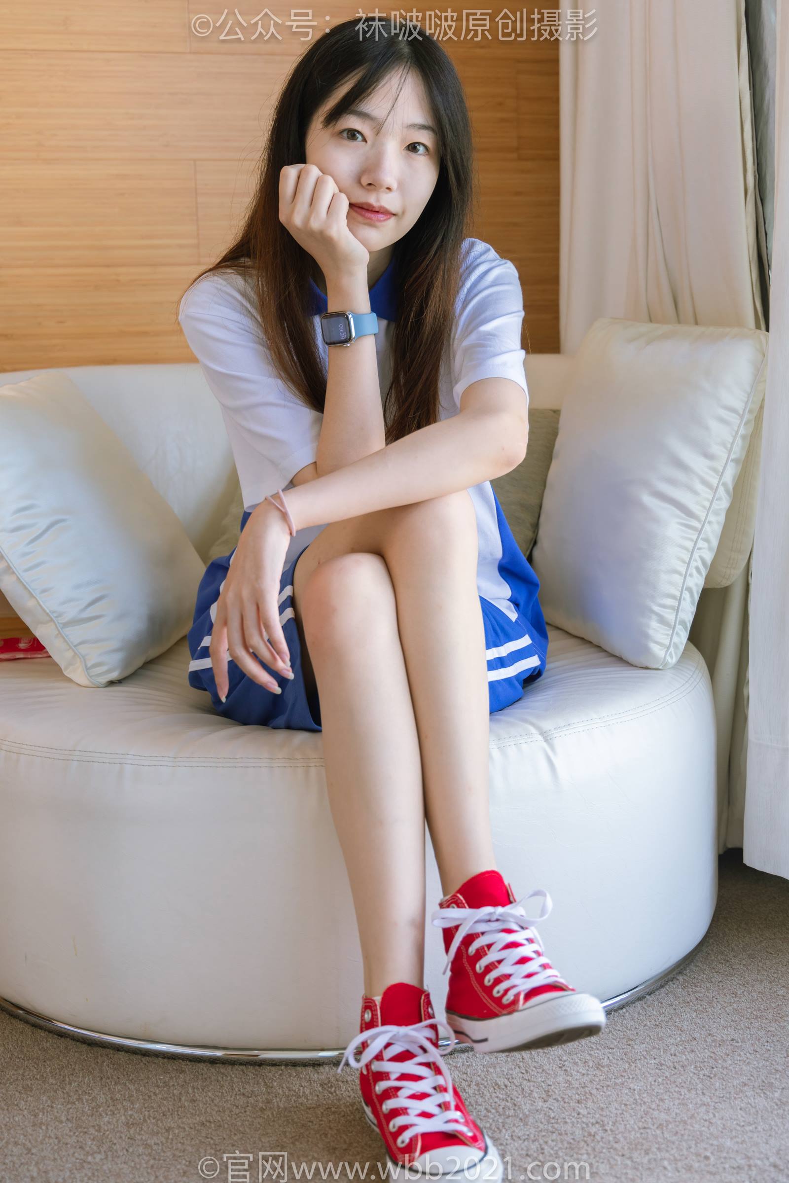 图片[40]-[BoBoSocks袜啵啵]NO.336 小甜豆-校服、帆布鞋、白棉袜、裸足[140P] – 速更版-美库