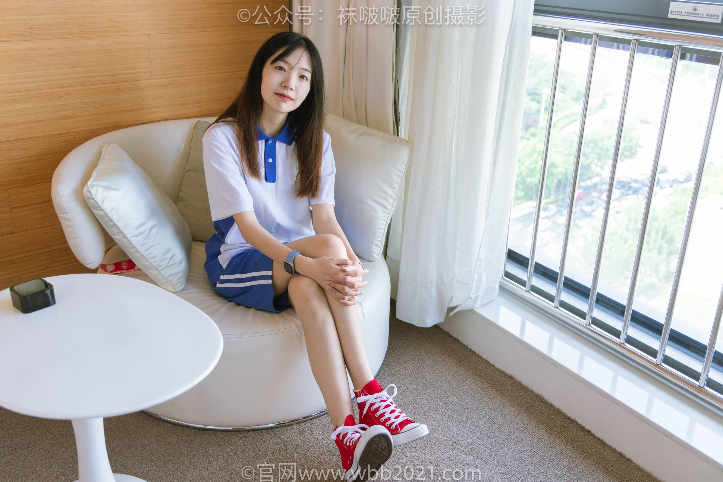 图片[42]-[BoBoSocks袜啵啵]NO.336 小甜豆-校服、帆布鞋、白棉袜、裸足[140P] – 速更版-美库