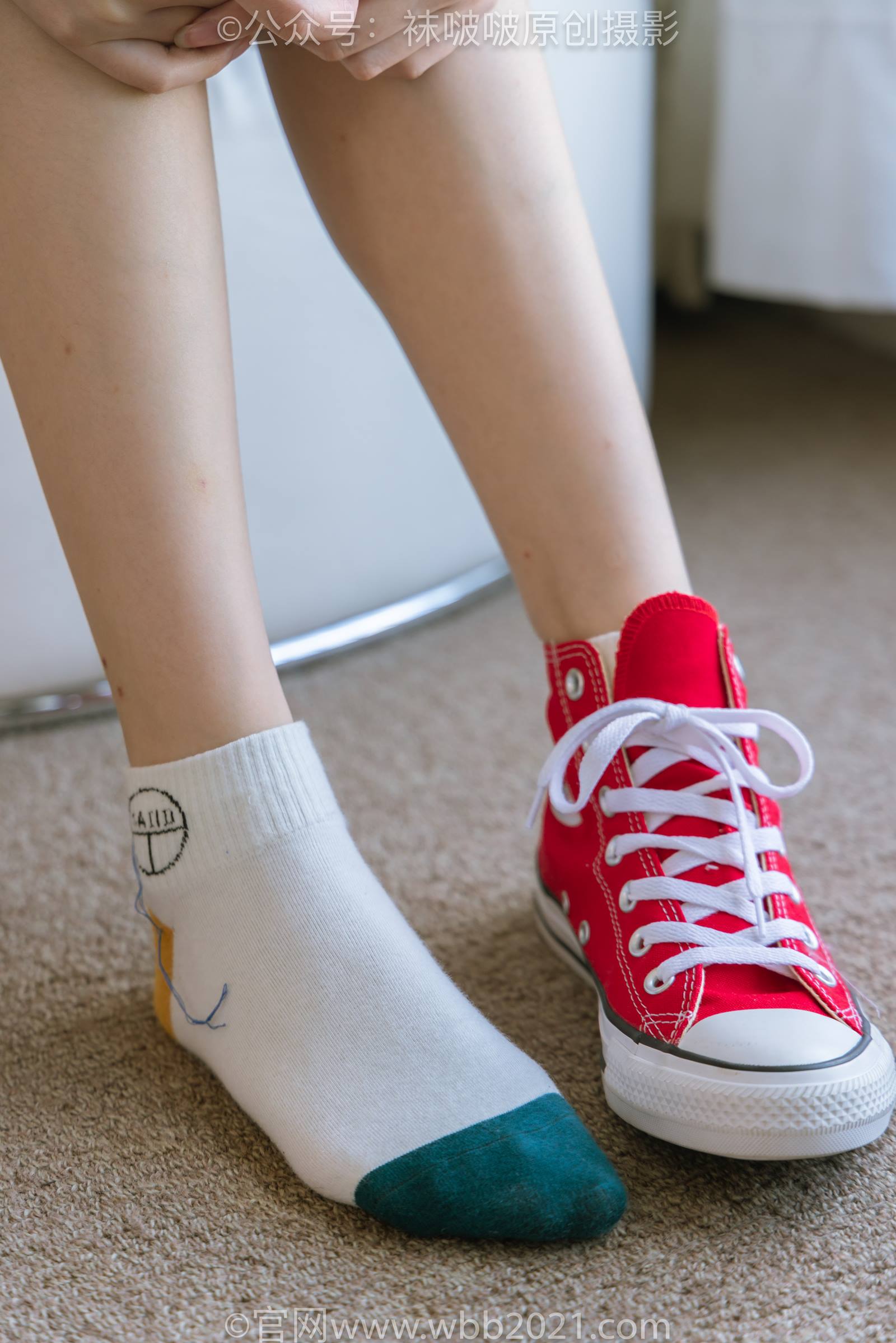 图片[53]-[BoBoSocks袜啵啵]NO.336 小甜豆-校服、帆布鞋、白棉袜、裸足[140P] – 速更版-美库