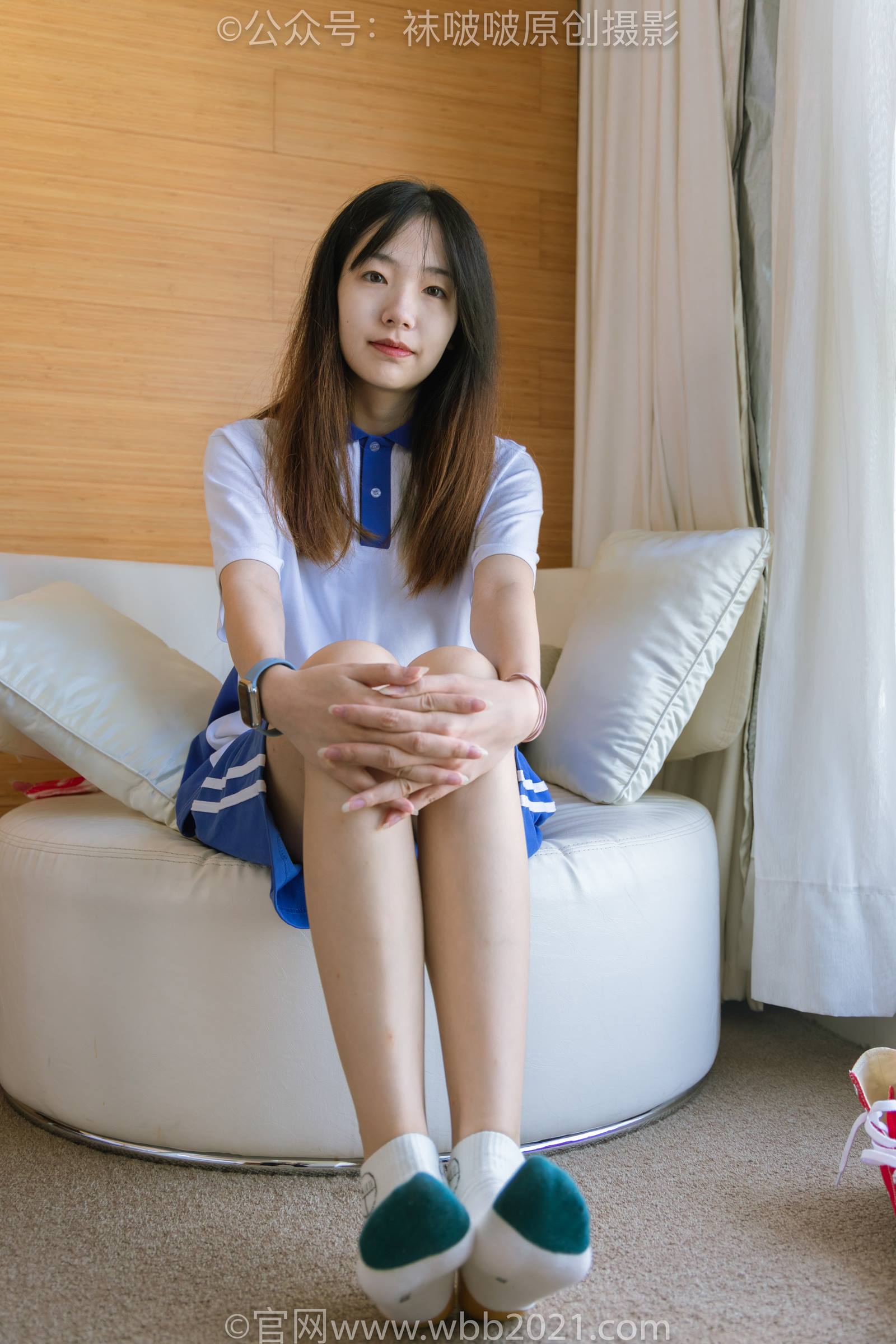 图片[54]-[BoBoSocks袜啵啵]NO.336 小甜豆-校服、帆布鞋、白棉袜、裸足[140P] – 速更版-美库