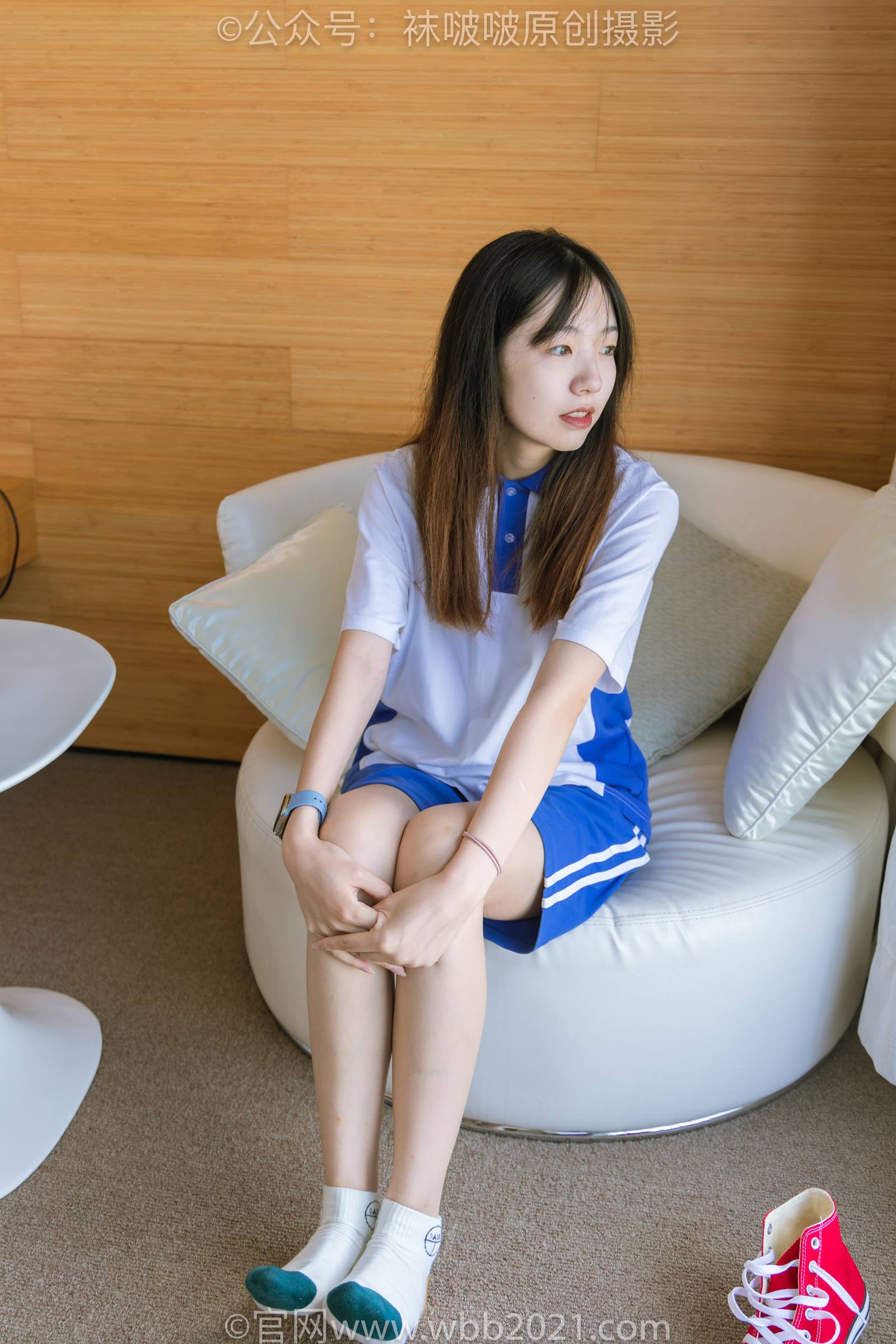 图片[57]-[BoBoSocks袜啵啵]NO.336 小甜豆-校服、帆布鞋、白棉袜、裸足[140P] – 速更版-美库