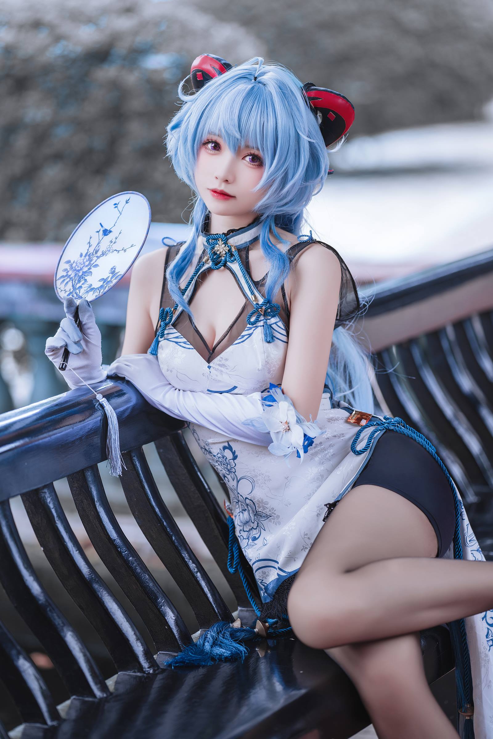 图片[10]-大大卷卷小卷  原神甘雨 旗袍[18P] – 速更版-美库